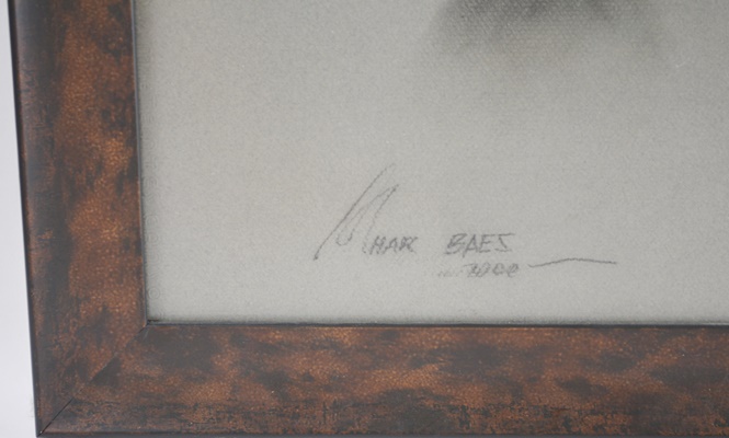 Mhar Baez Original Still Life Pastel Drawing