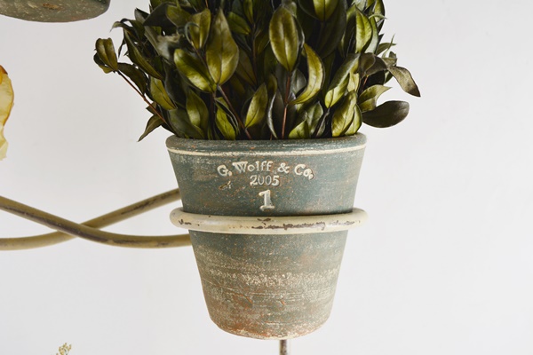 G. Wolff & Co. Dried Floral and Pottery Wall Decor