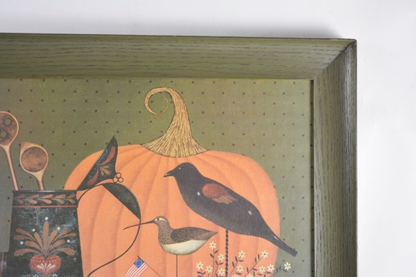 C. Wysocki Folk Style Reproduction Painting on Board