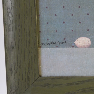 C. Wysocki Folk Style Reproduction Painting on Board