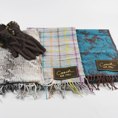 Coach and Charter Club Cashmere Women's Scarves