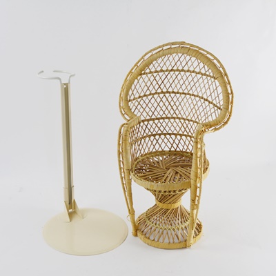 Vintage Jules N. Steiner "Kahlie" Hand Painted Reproduction Doll and a Porcelain Doll