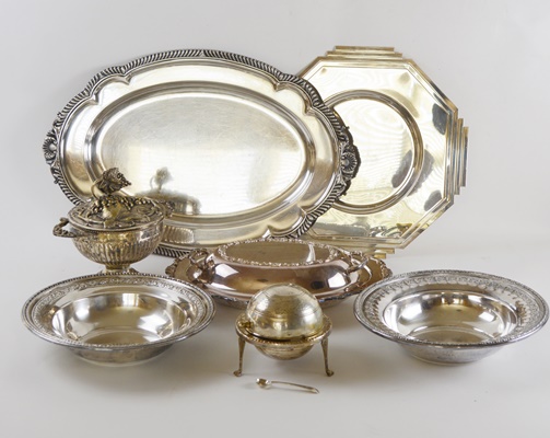 Vintage Silver Plated Serving Collection