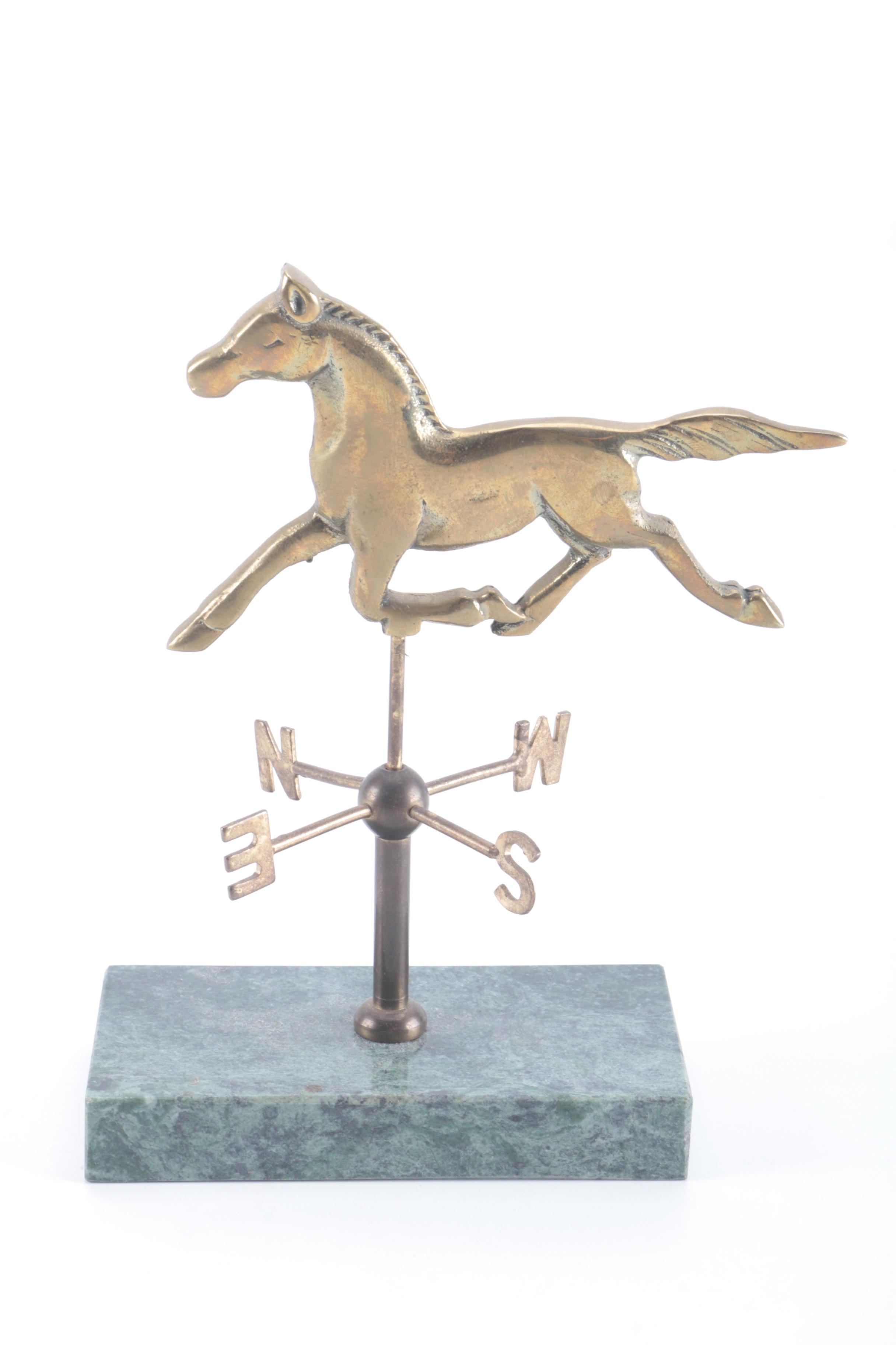 Table Lamp and Assorted Decorative Items