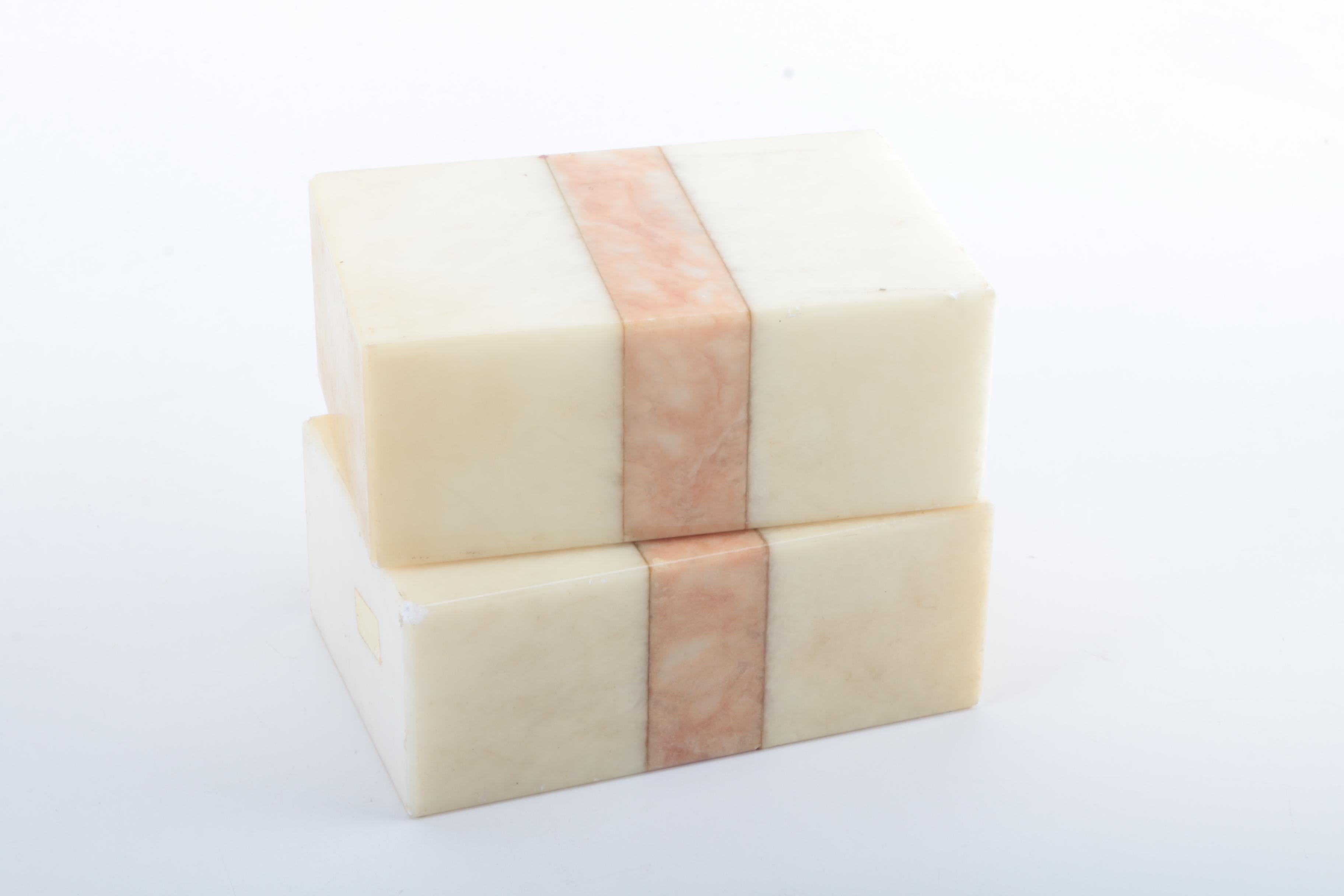 Table Lamp and Assorted Decorative Items