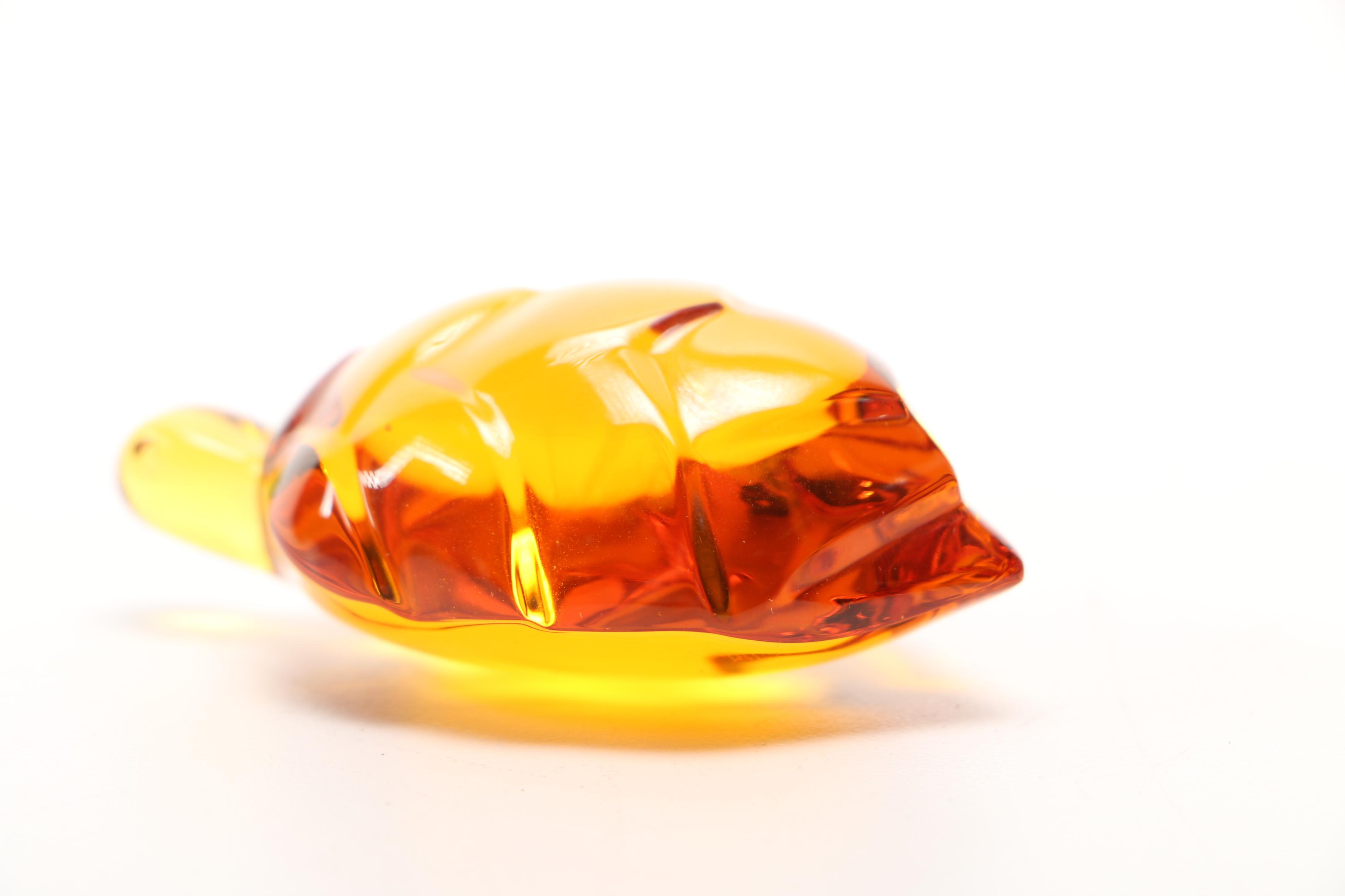 Baccarat Crystal Turtle Figurine