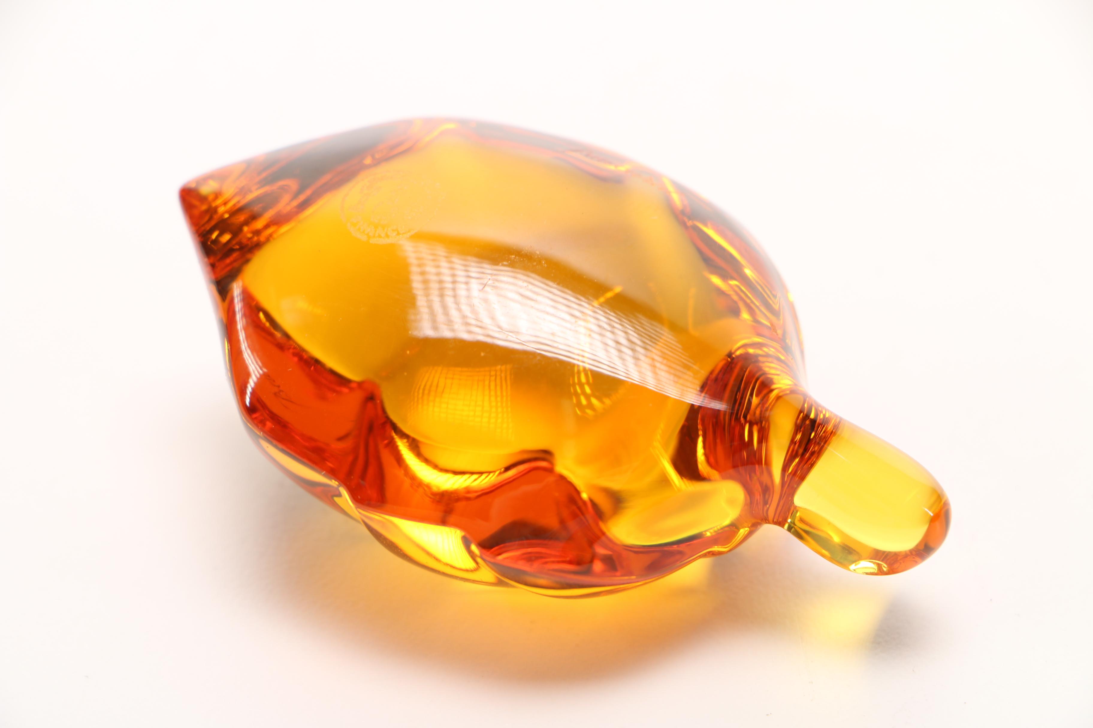 Baccarat Crystal Turtle Figurine