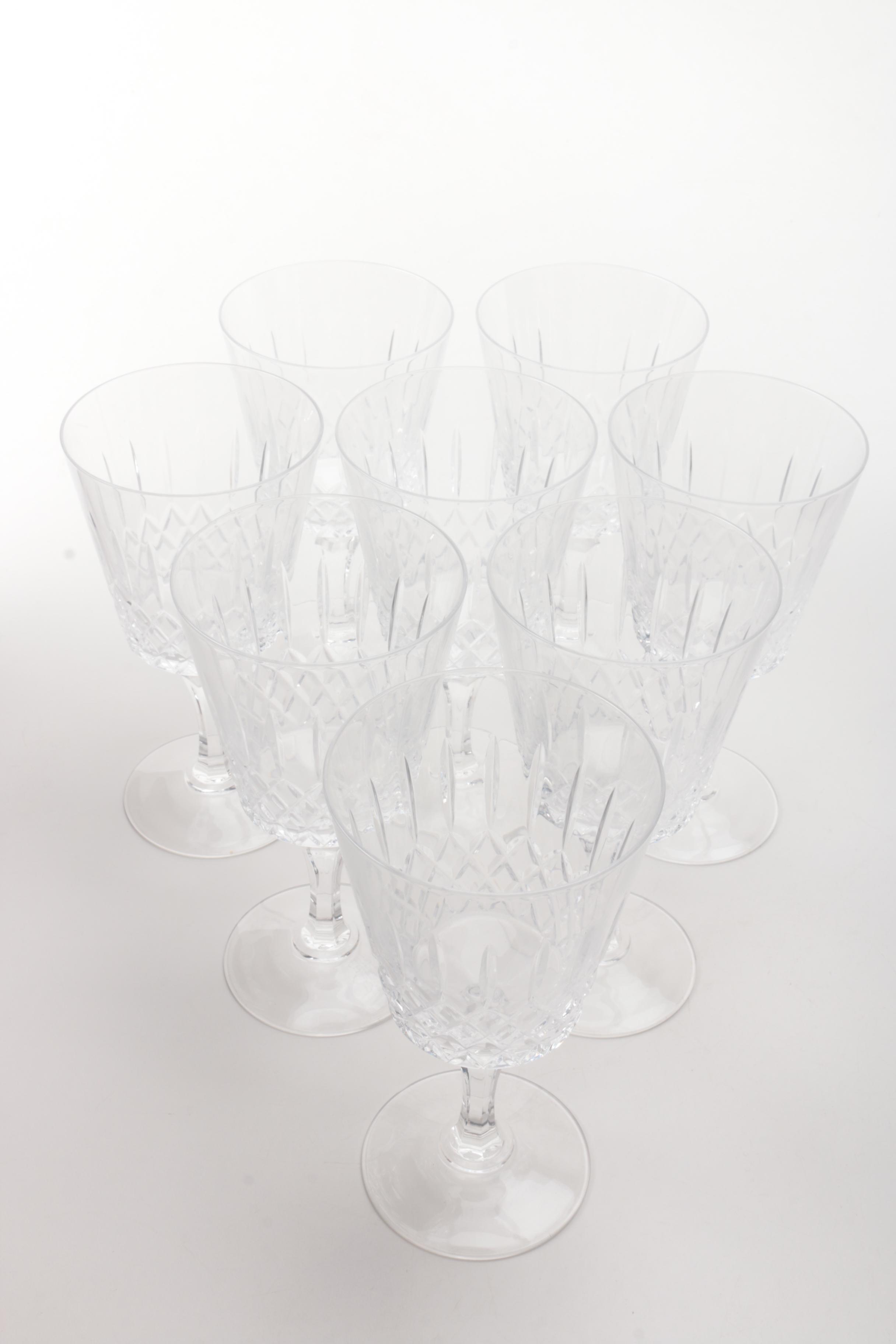 French Crystal Wine Glasses