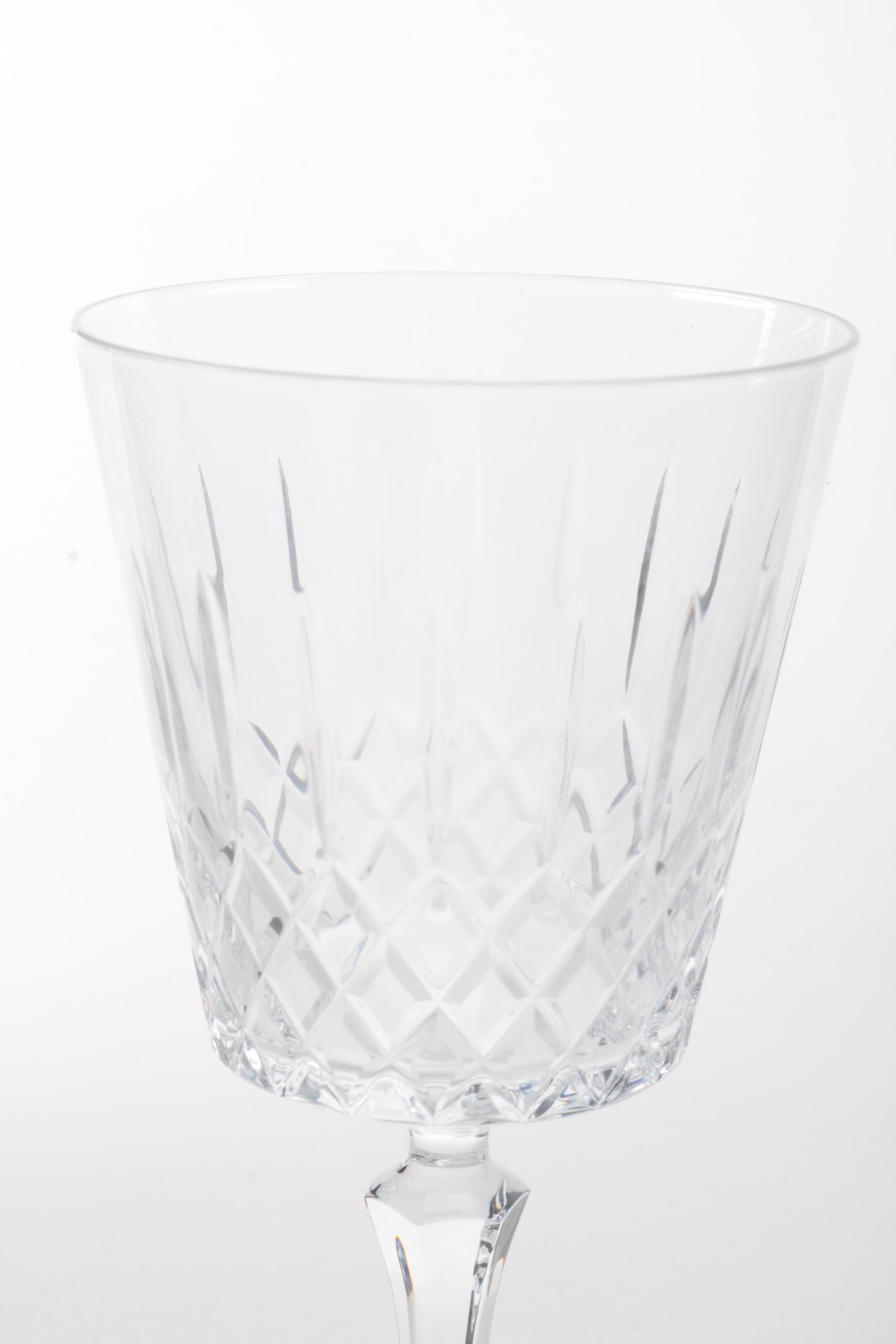 French Crystal Wine Glasses