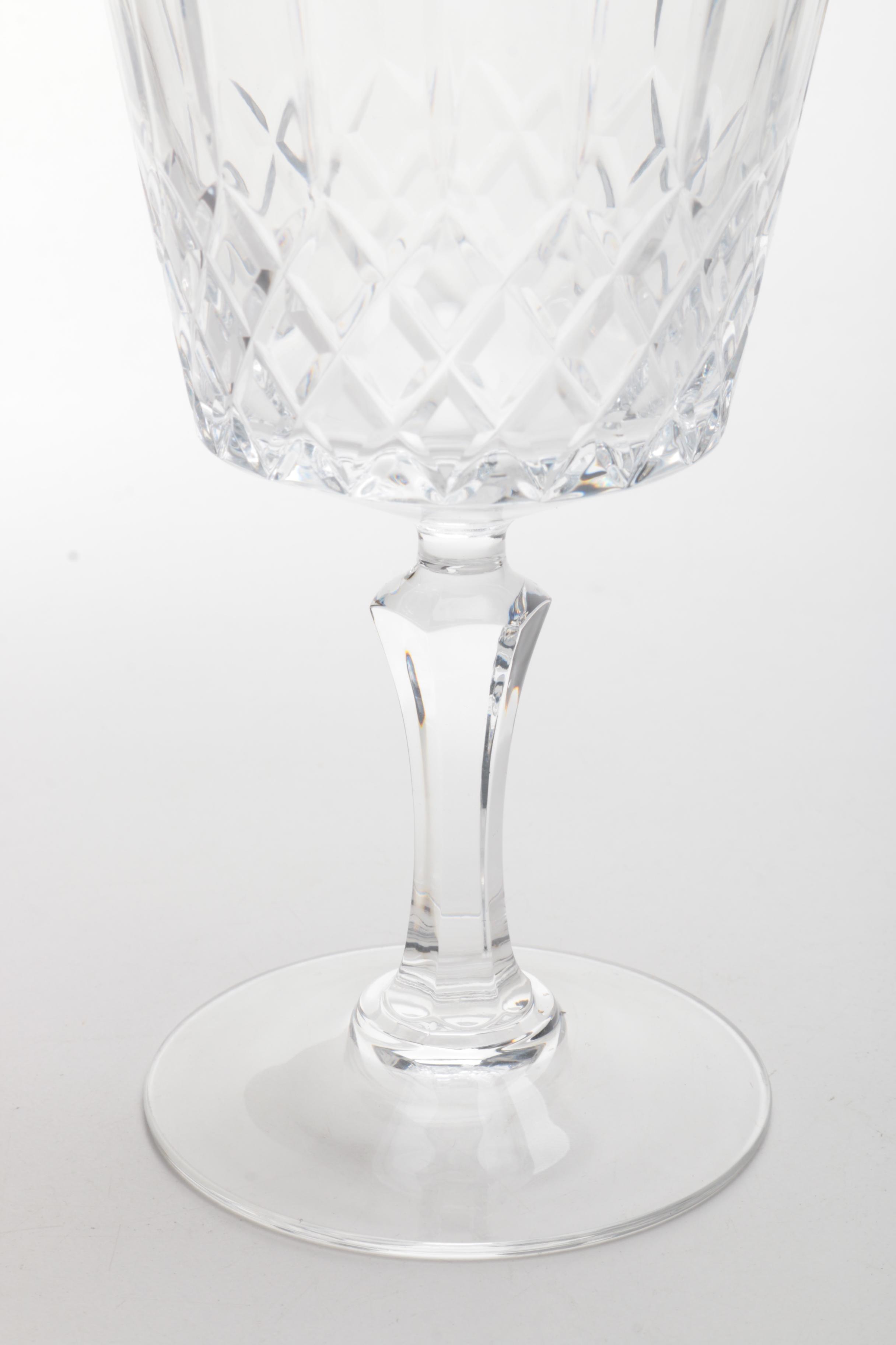 French Crystal Wine Glasses