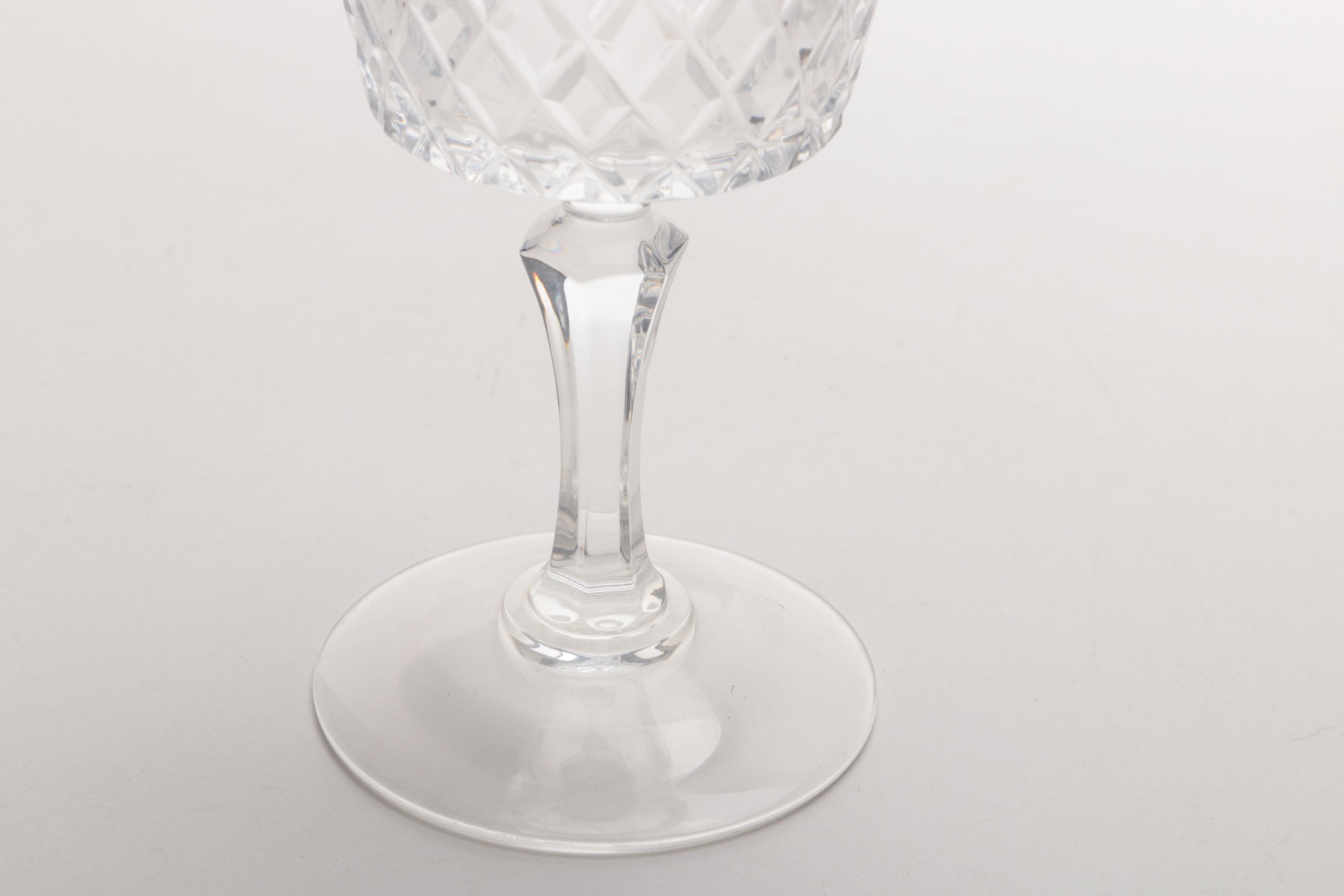 French Crystal Wine Glasses
