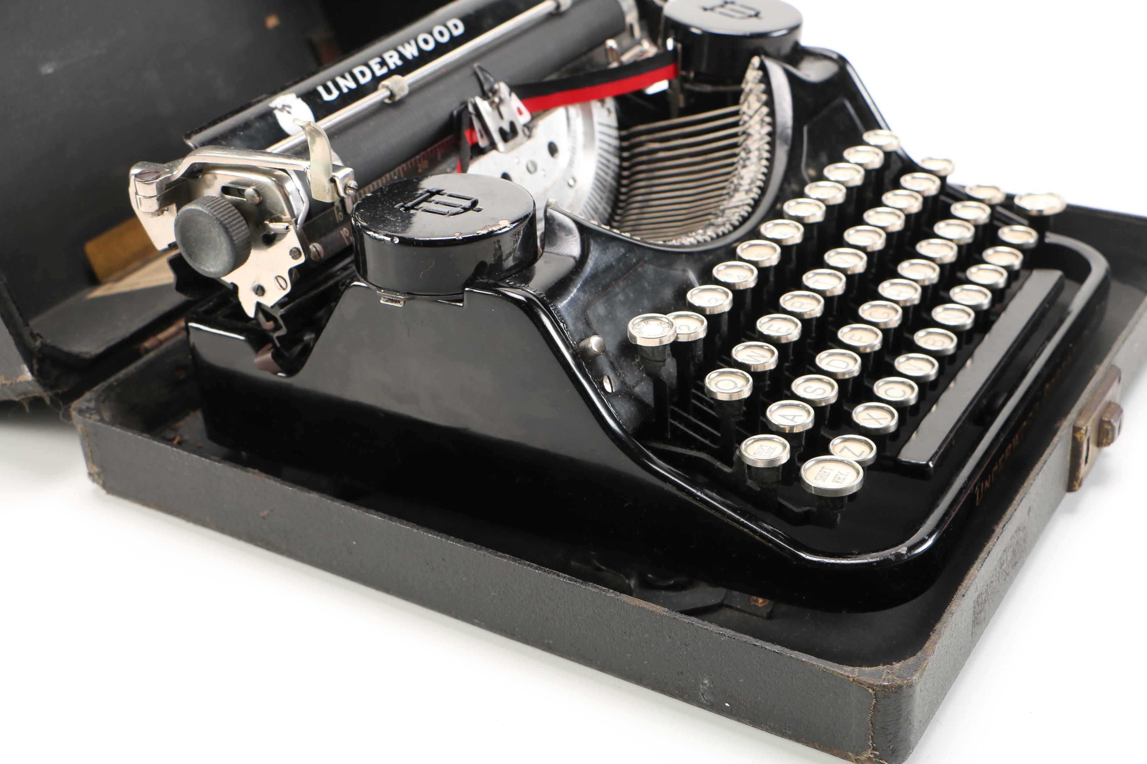 Vintage Underwood  4 Bank Typewriter