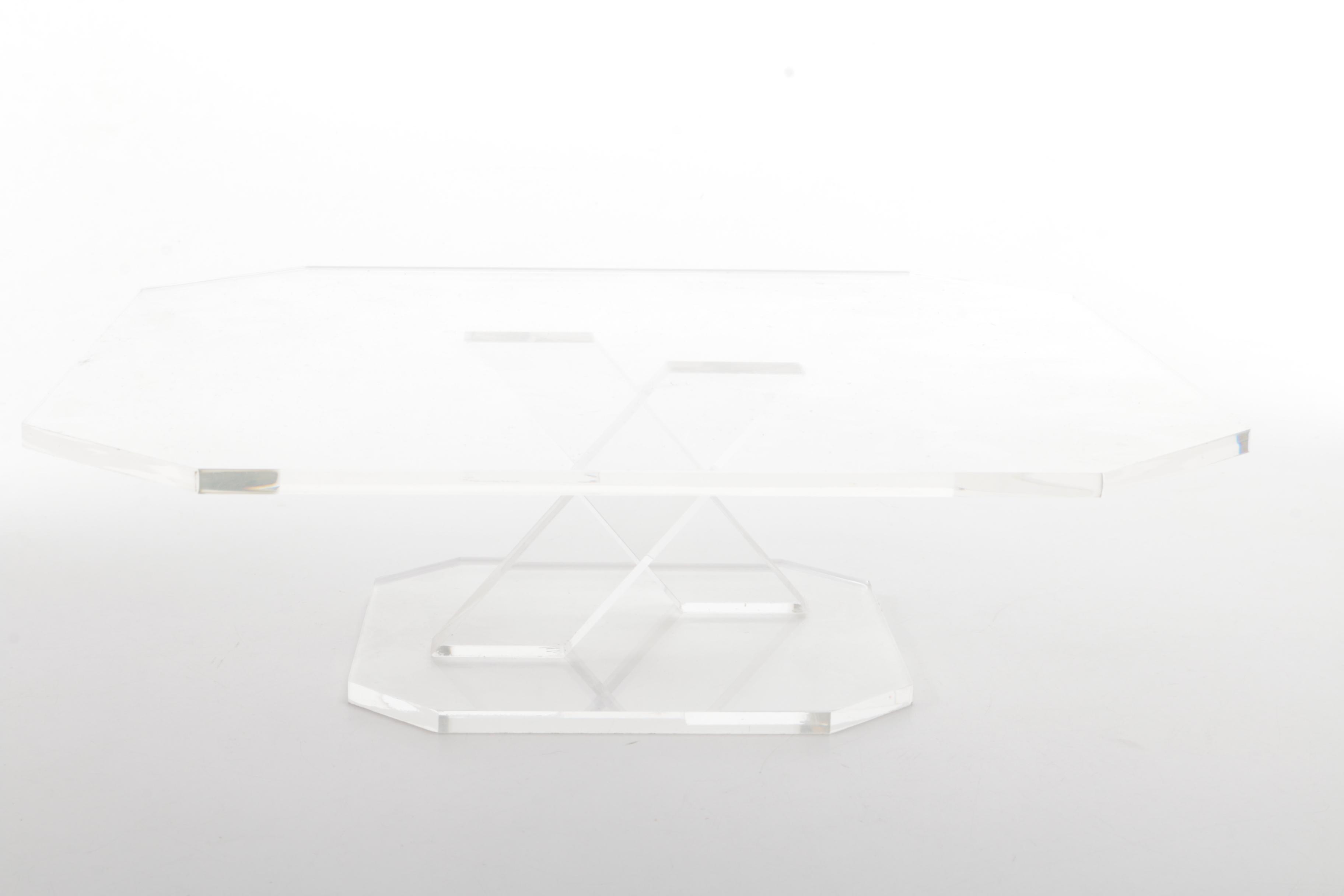 Pedestal Serving Tray and Napkin Holder