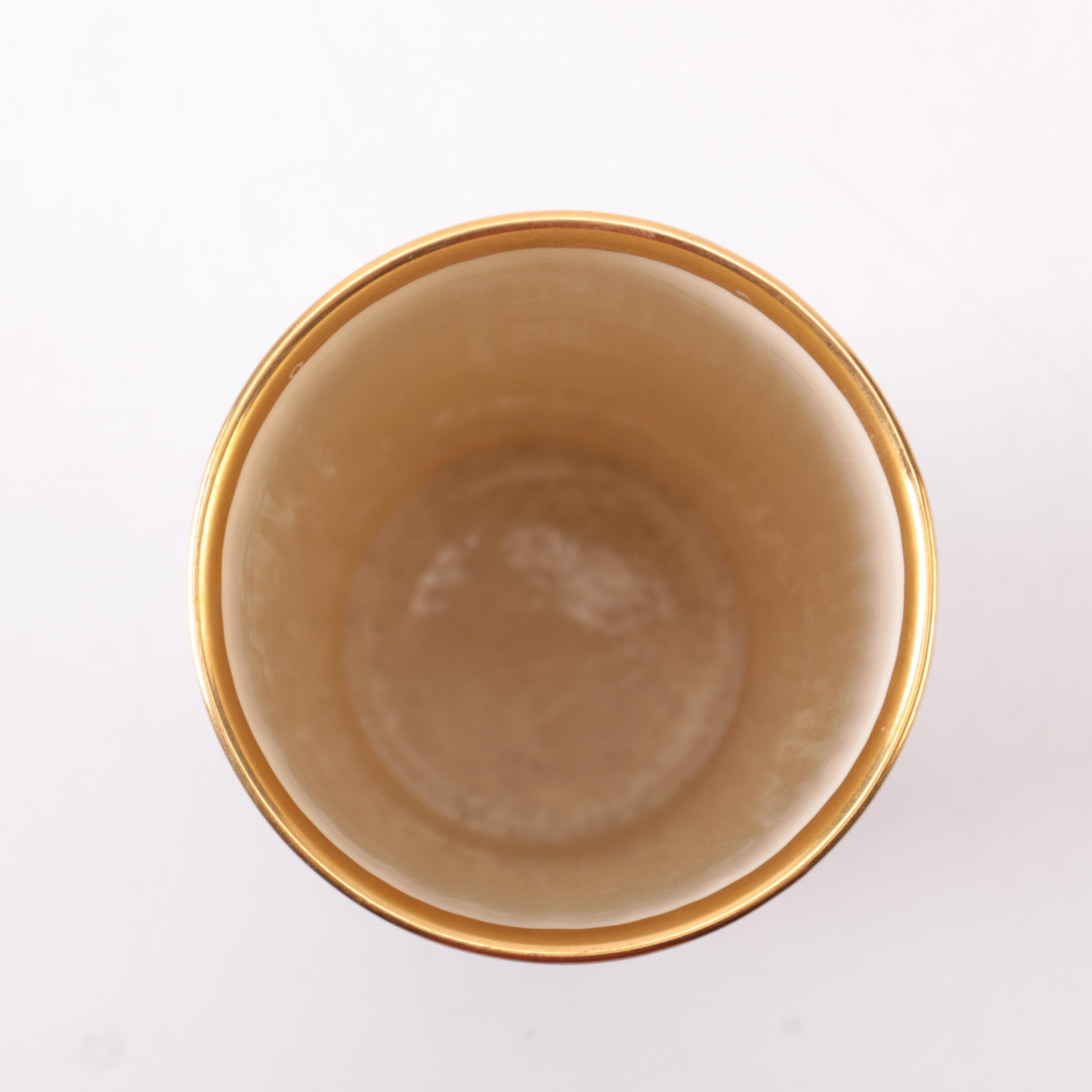 Lenox Vase With 24K Gold Rim