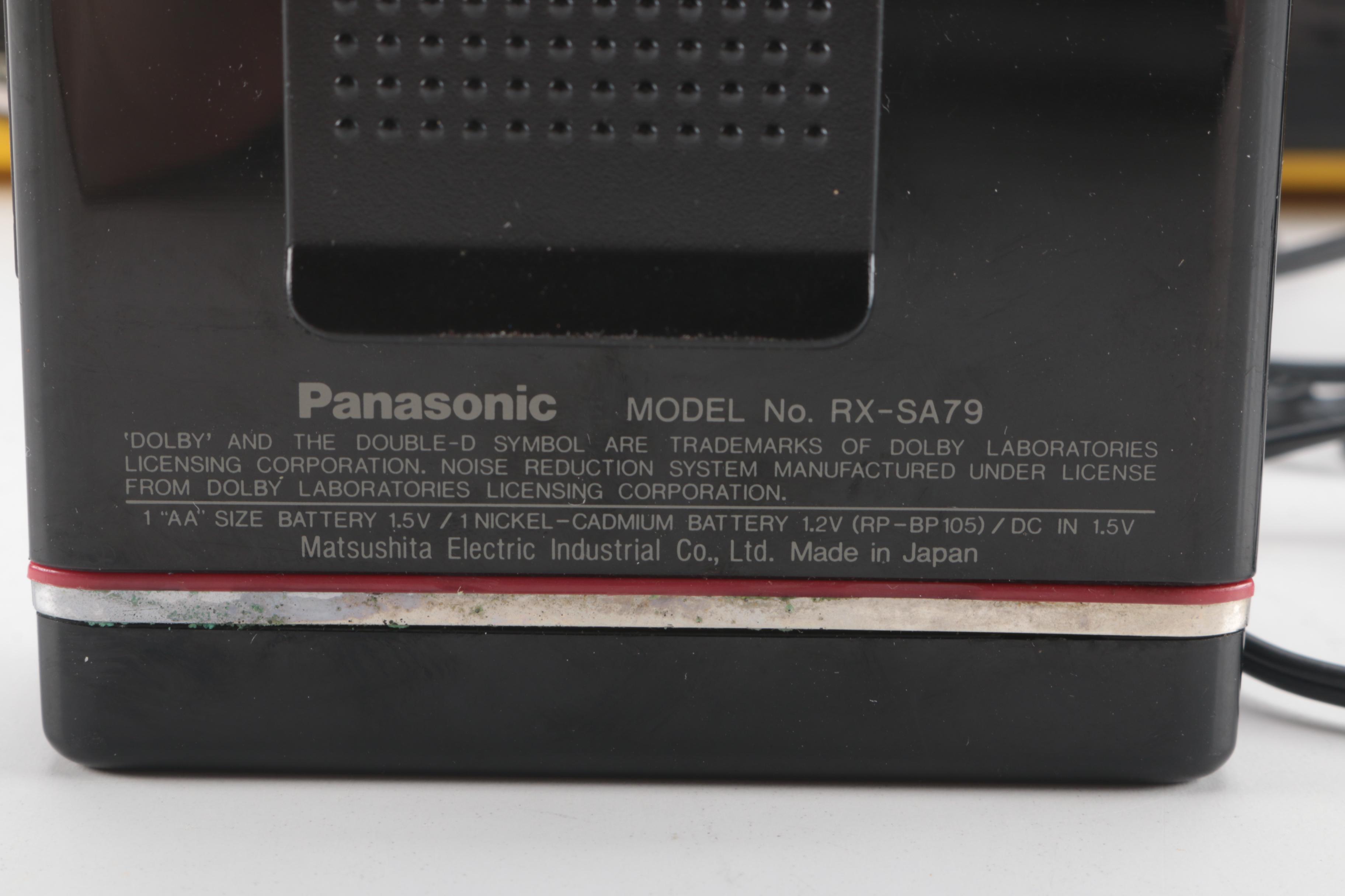 Camping and Outdoor Accessories Including a Sanyo Cassette Recorder