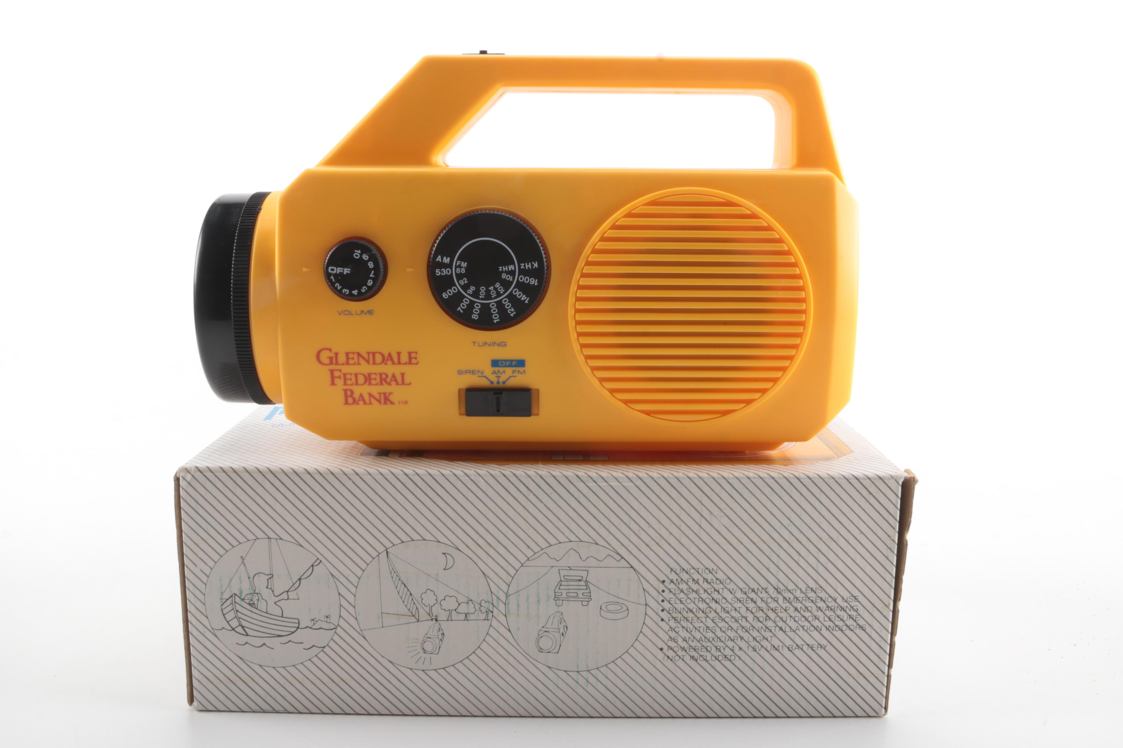 Camping and Outdoor Accessories Including a Sanyo Cassette Recorder