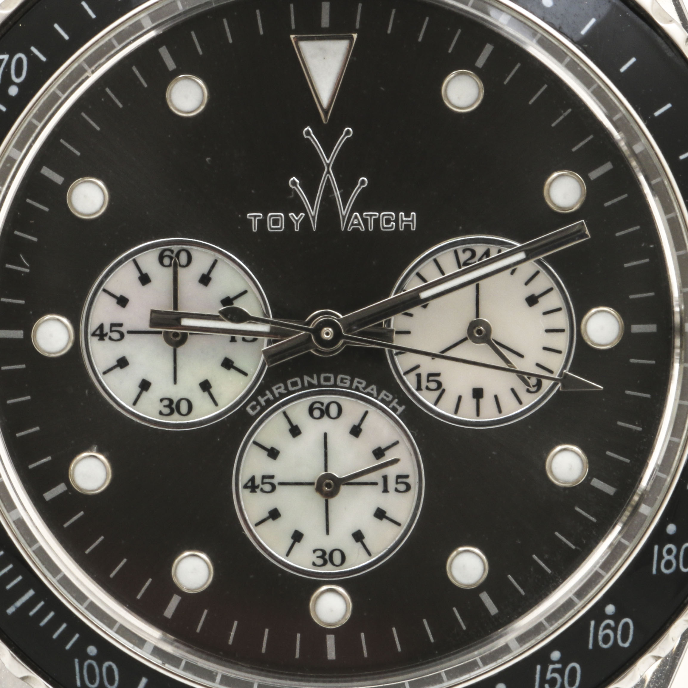 Toy Watch Chronograph Watch Featuring a Mother of Pearl Dial