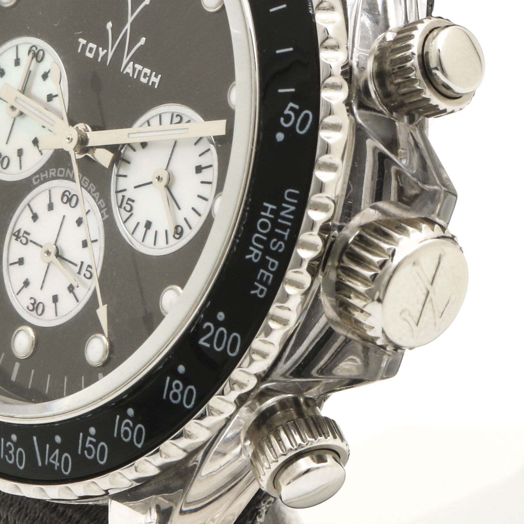 Toy Watch Chronograph Watch Featuring a Mother of Pearl Dial