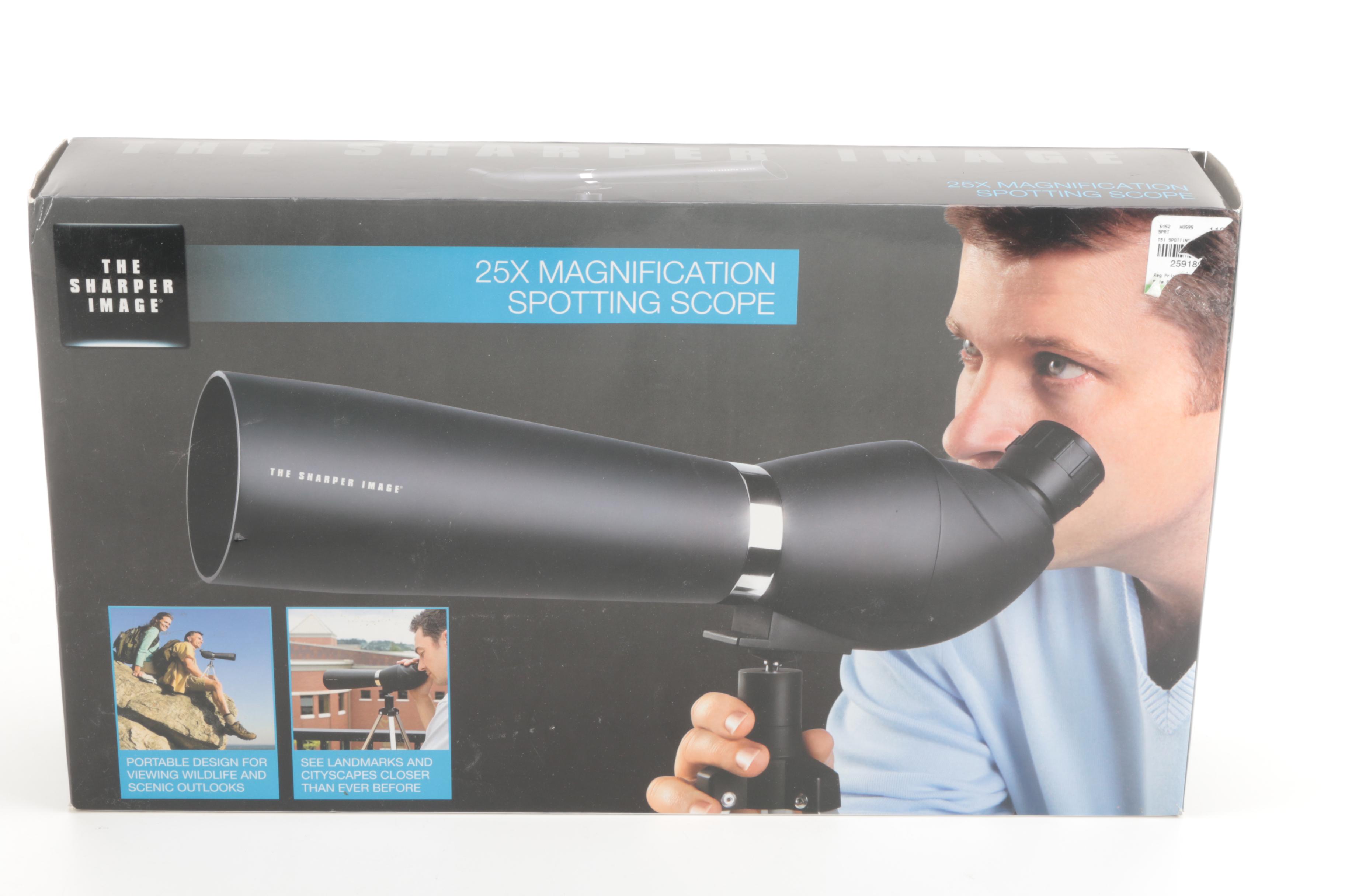Sharper Image Spotting Scope and Binolux Binoculars