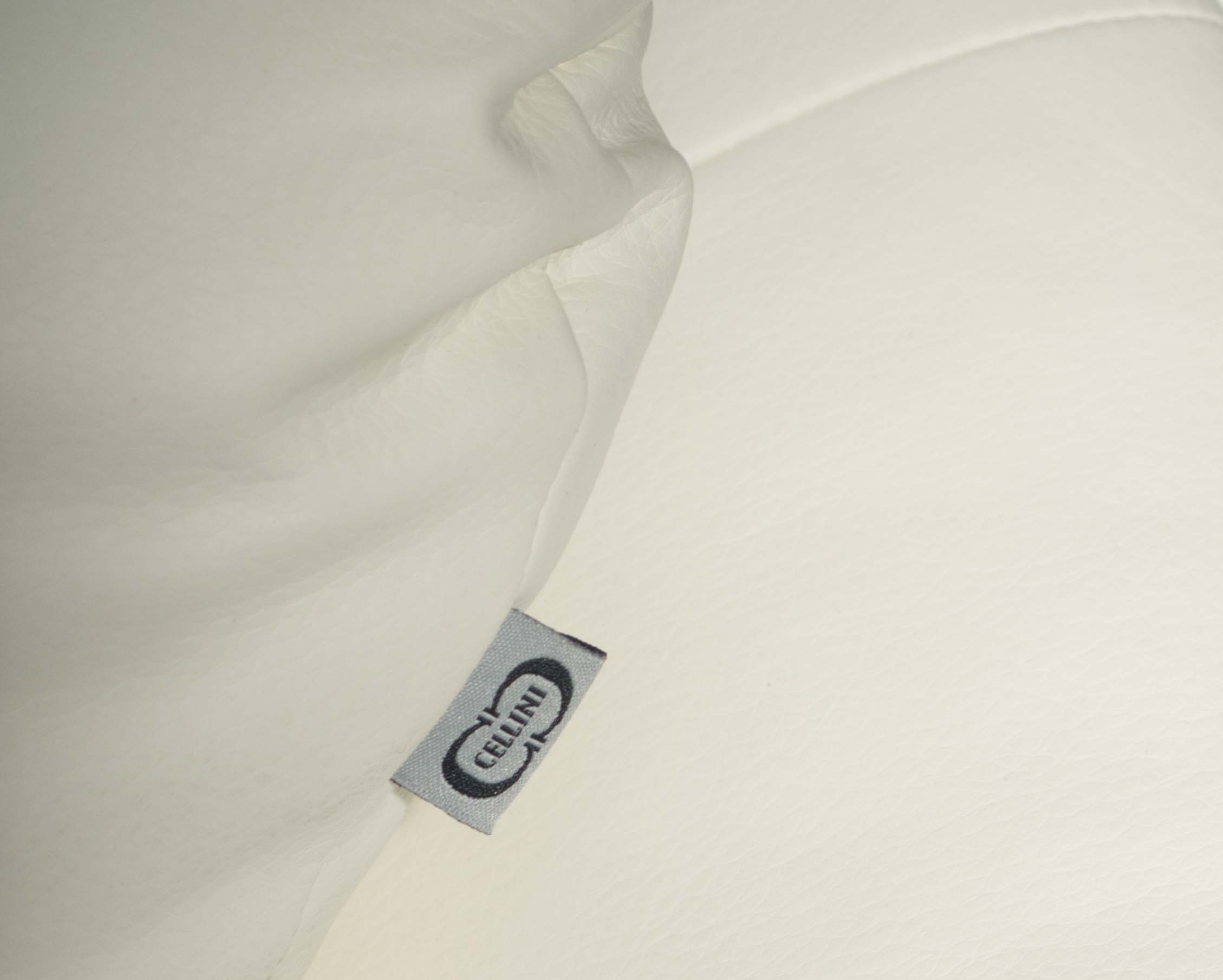 "UFO" Leather Loveseat by Cellini