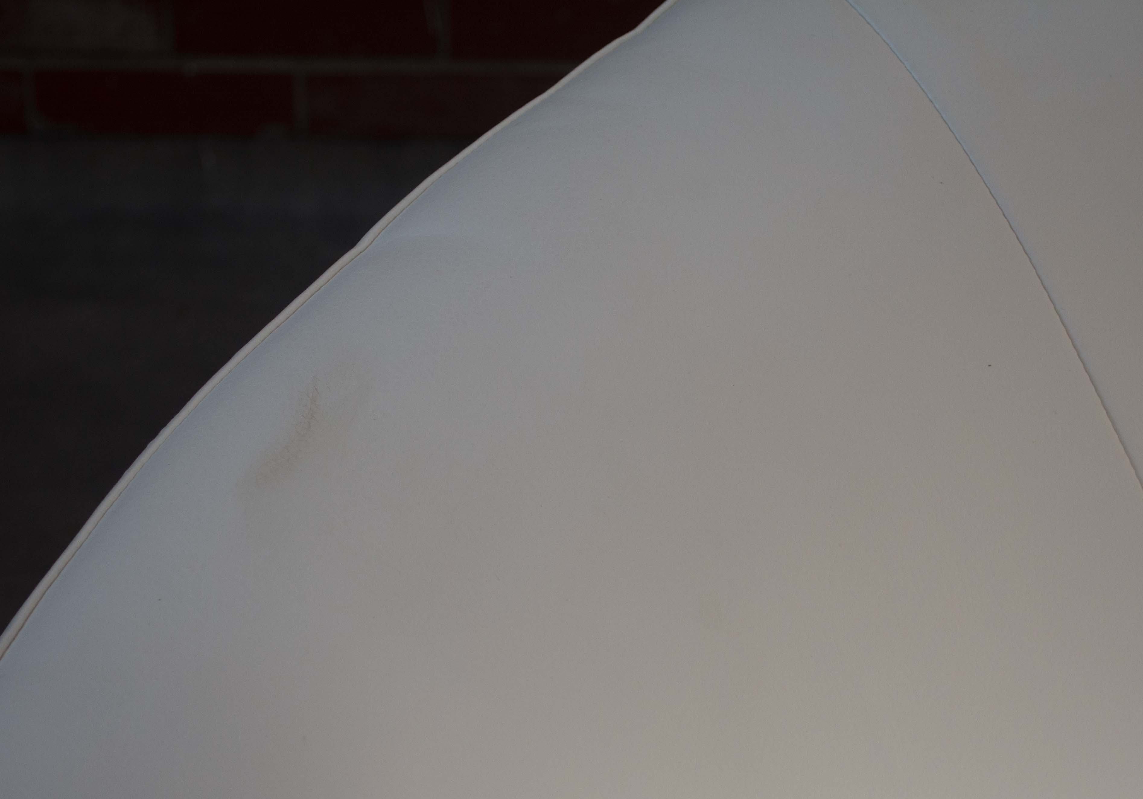 "UFO" Leather Loveseat by Cellini