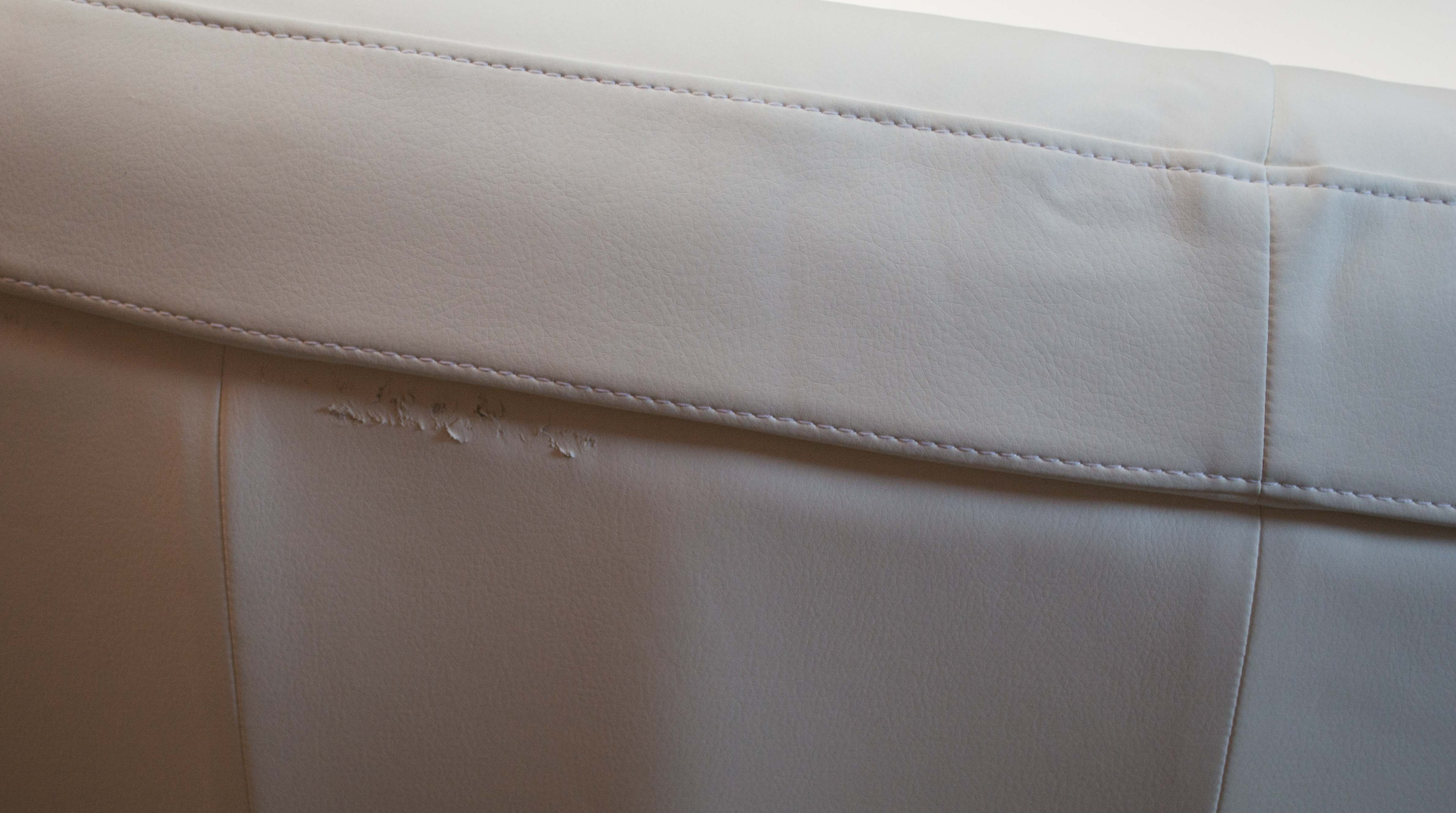 "UFO" Leather Loveseat by Cellini