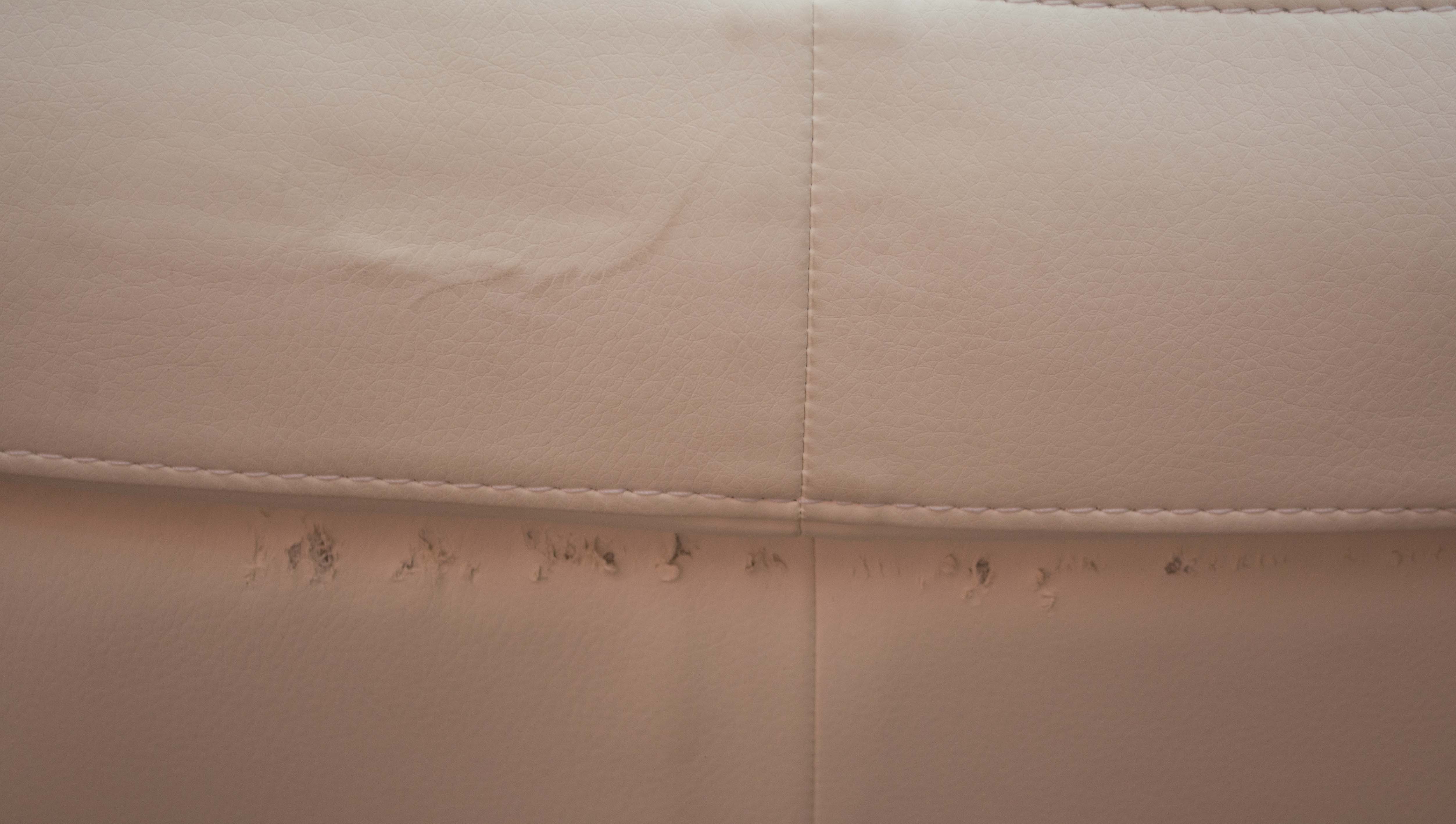 "UFO" Leather Loveseat by Cellini