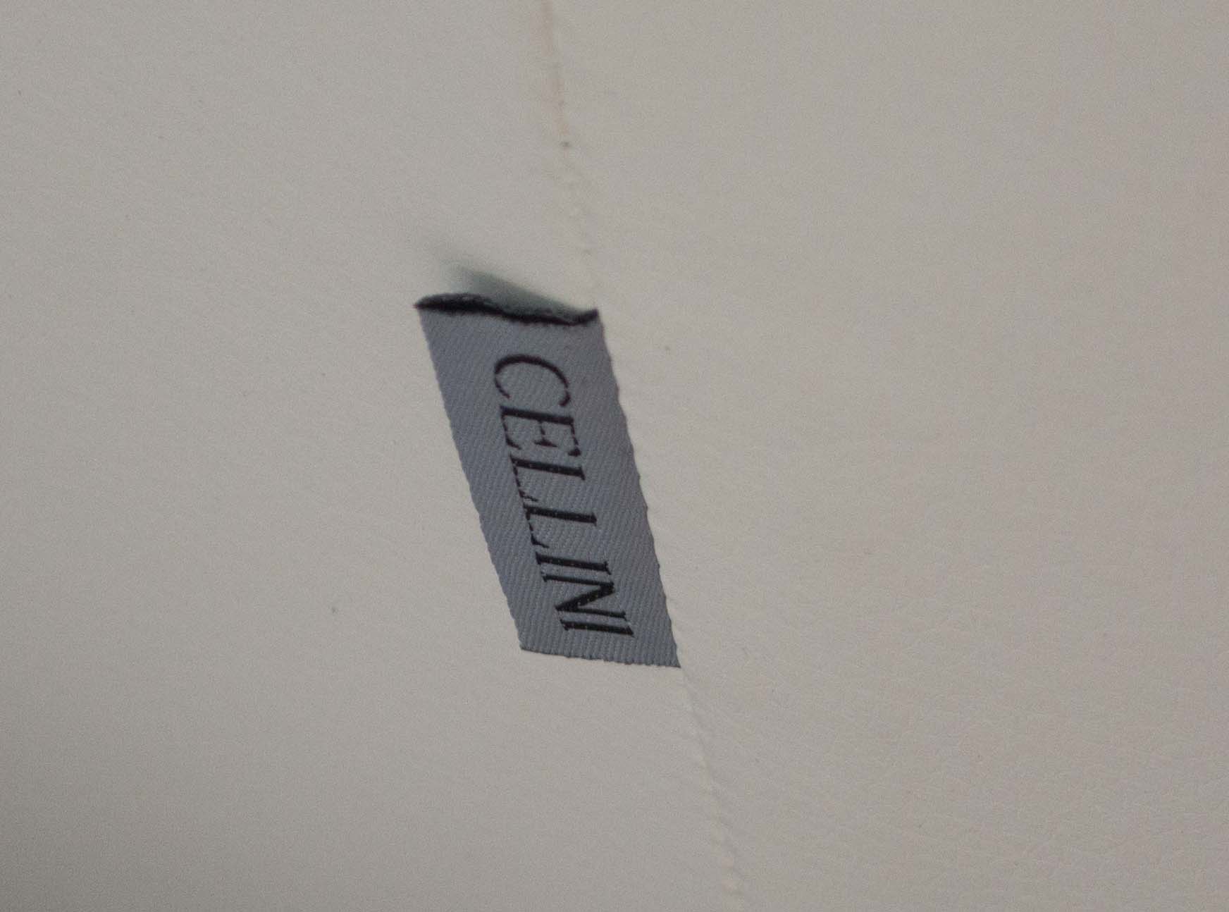 "UFO" Leather Loveseat by Cellini