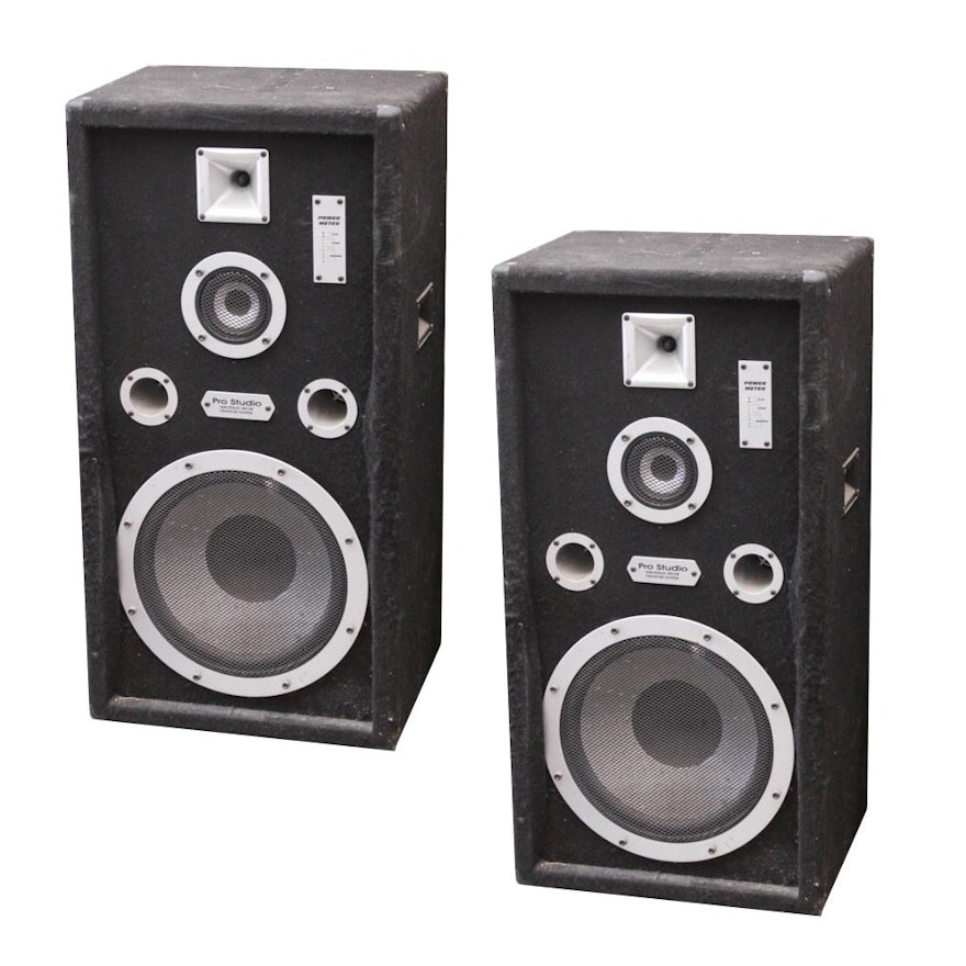 Welton Pro Studio Industrial Sound Pressure System Speakers