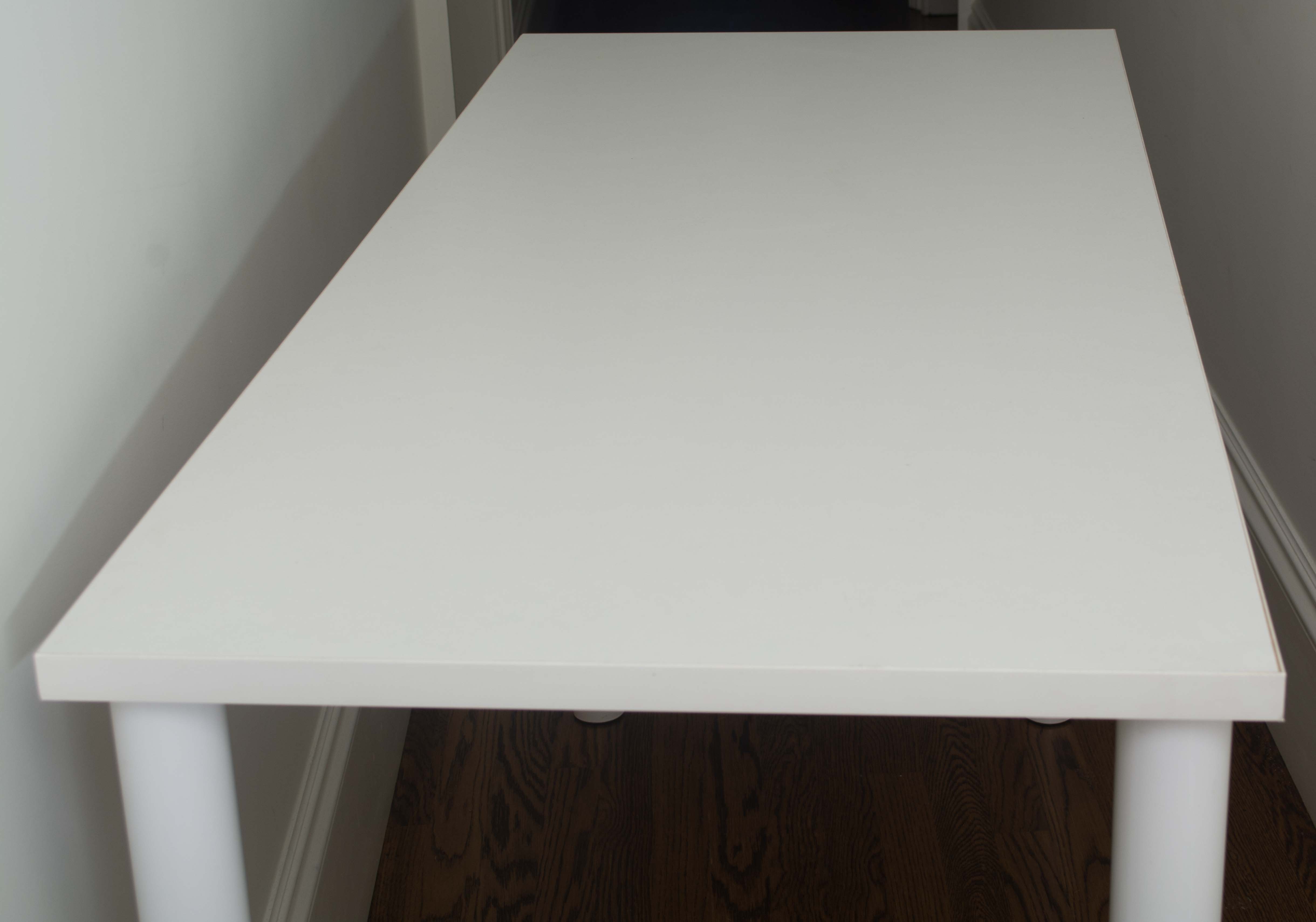 White Laminate Table