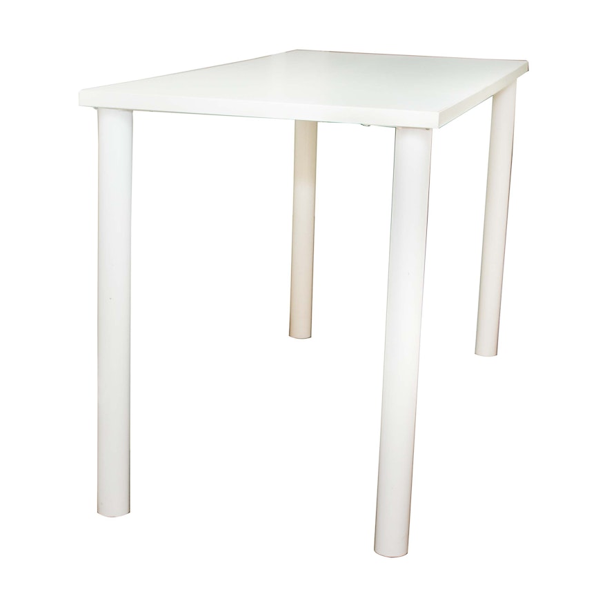 White Laminate Table