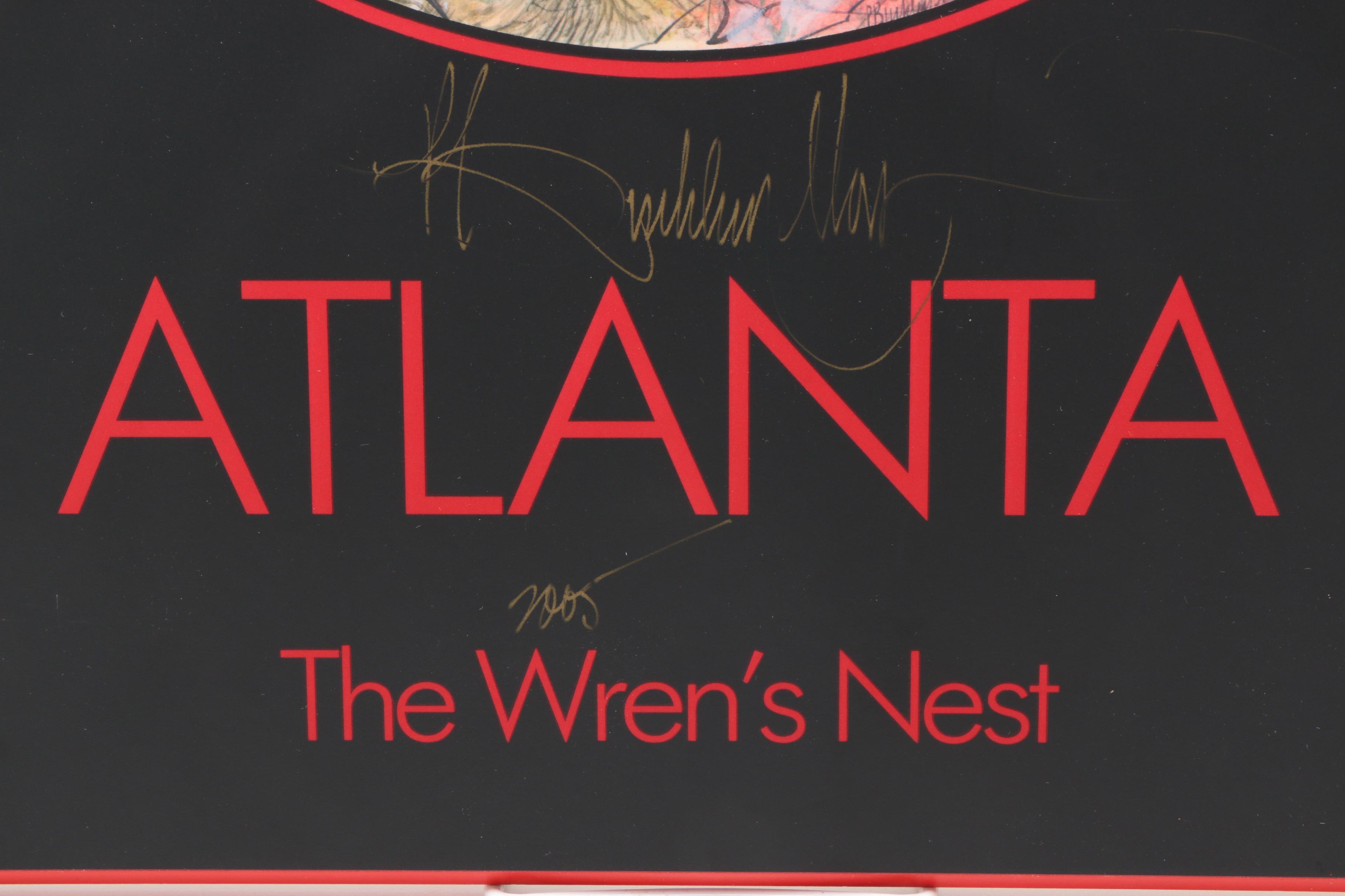 P. Buckley Moss Offset Lithograph Poster on Board "Atlanta"