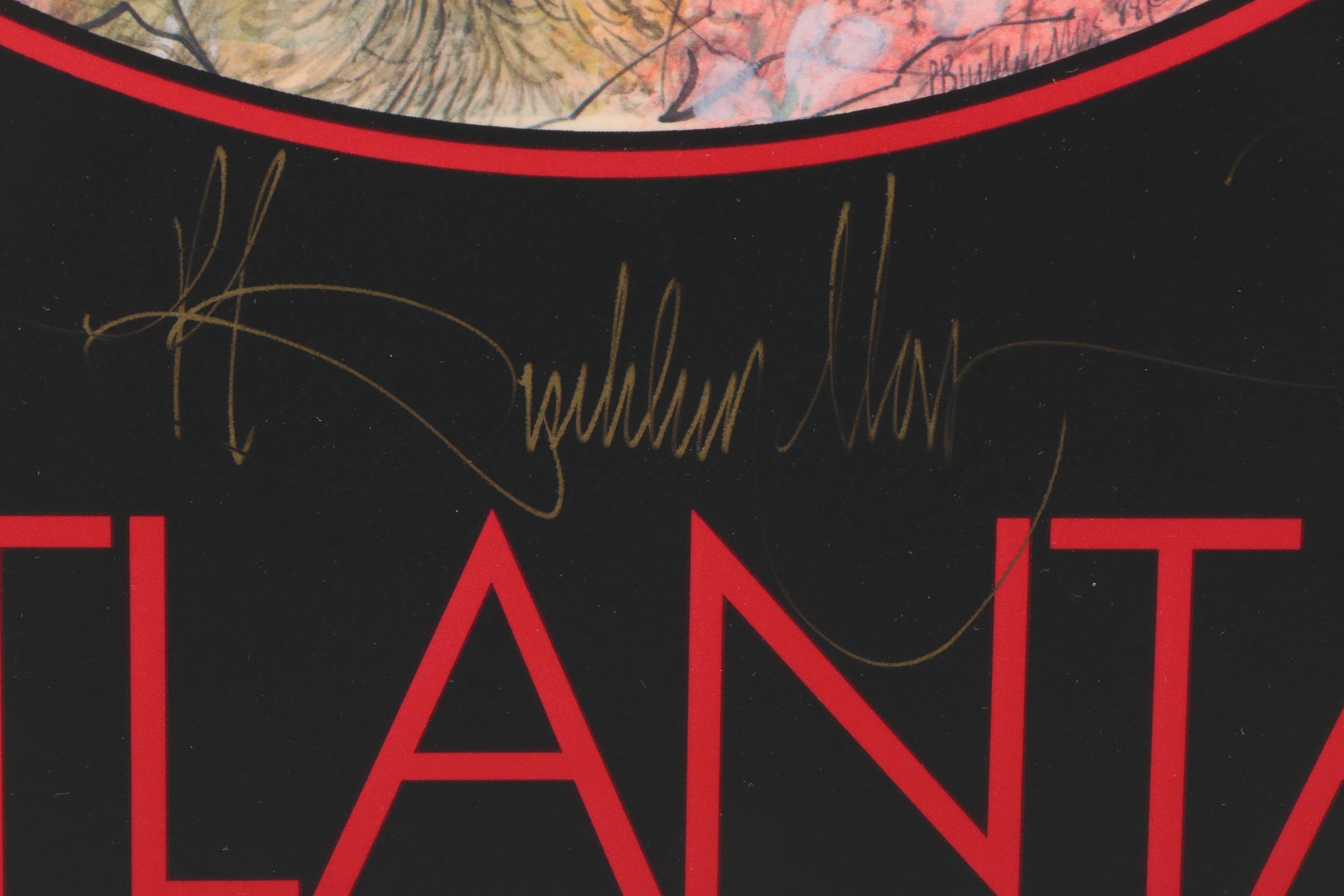 P. Buckley Moss Offset Lithograph Poster on Board "Atlanta"