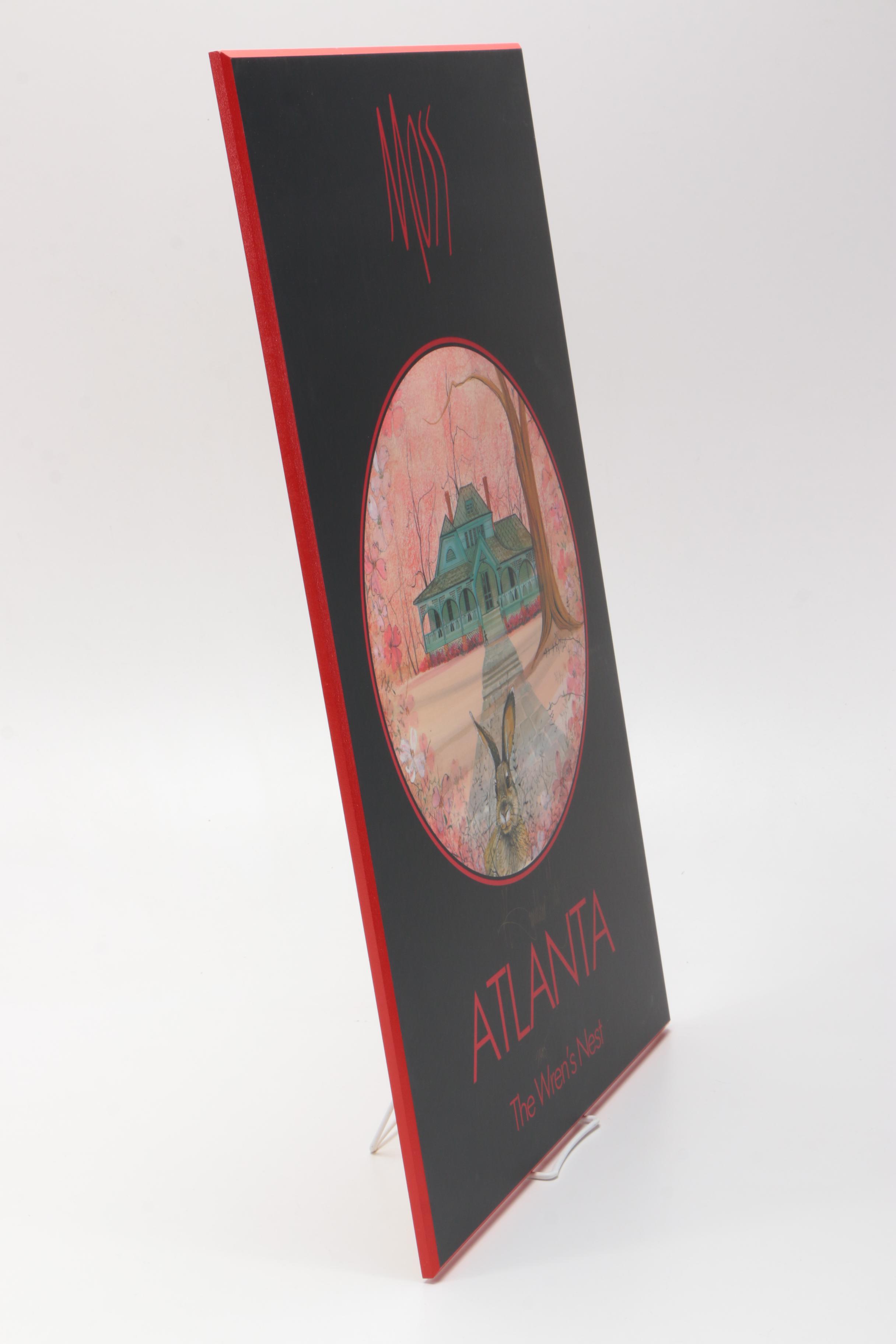 P. Buckley Moss Offset Lithograph Poster on Board "Atlanta"