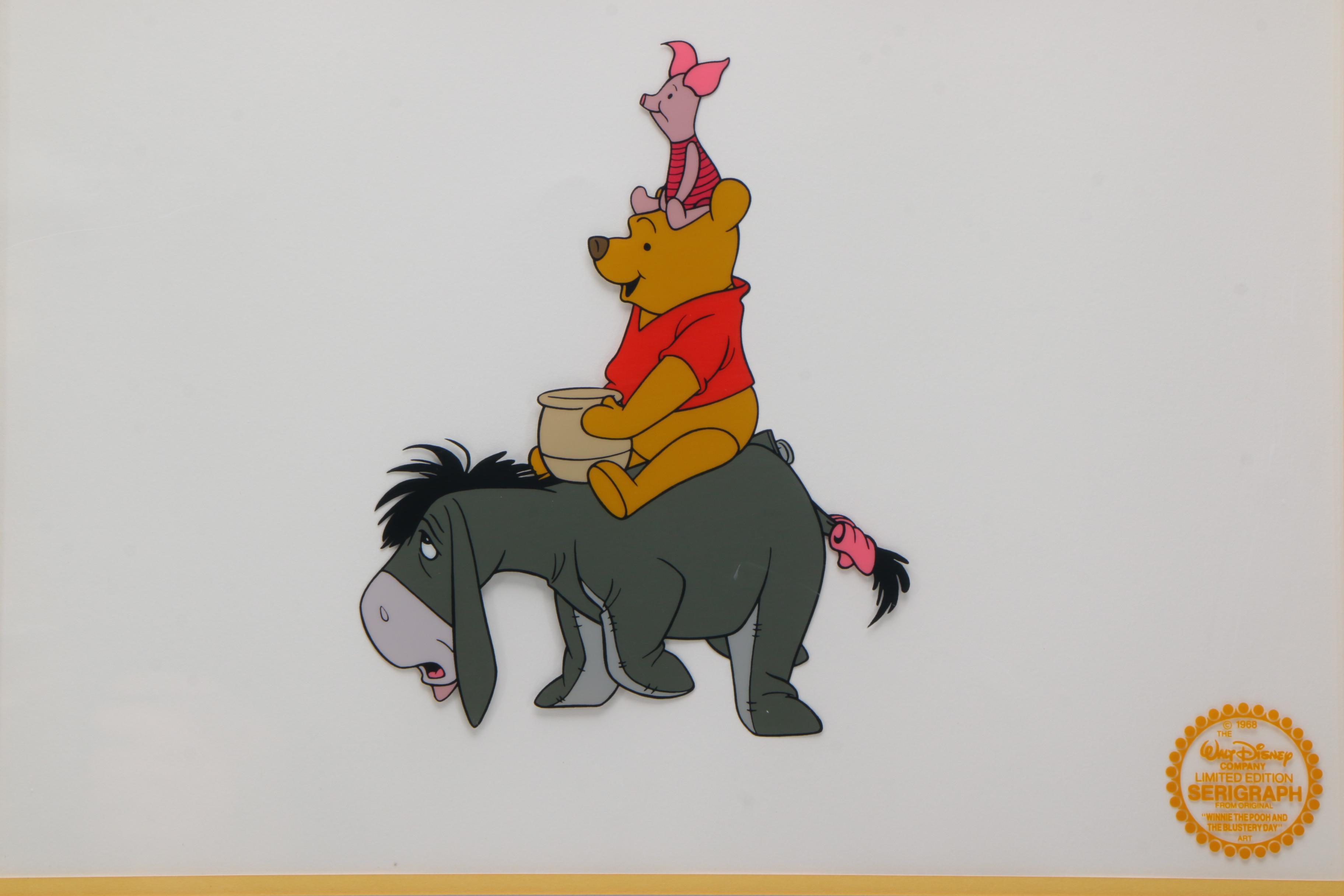 Walt Disney Serigraph Cell from "Winnie The Pooh and The Blustery Day"