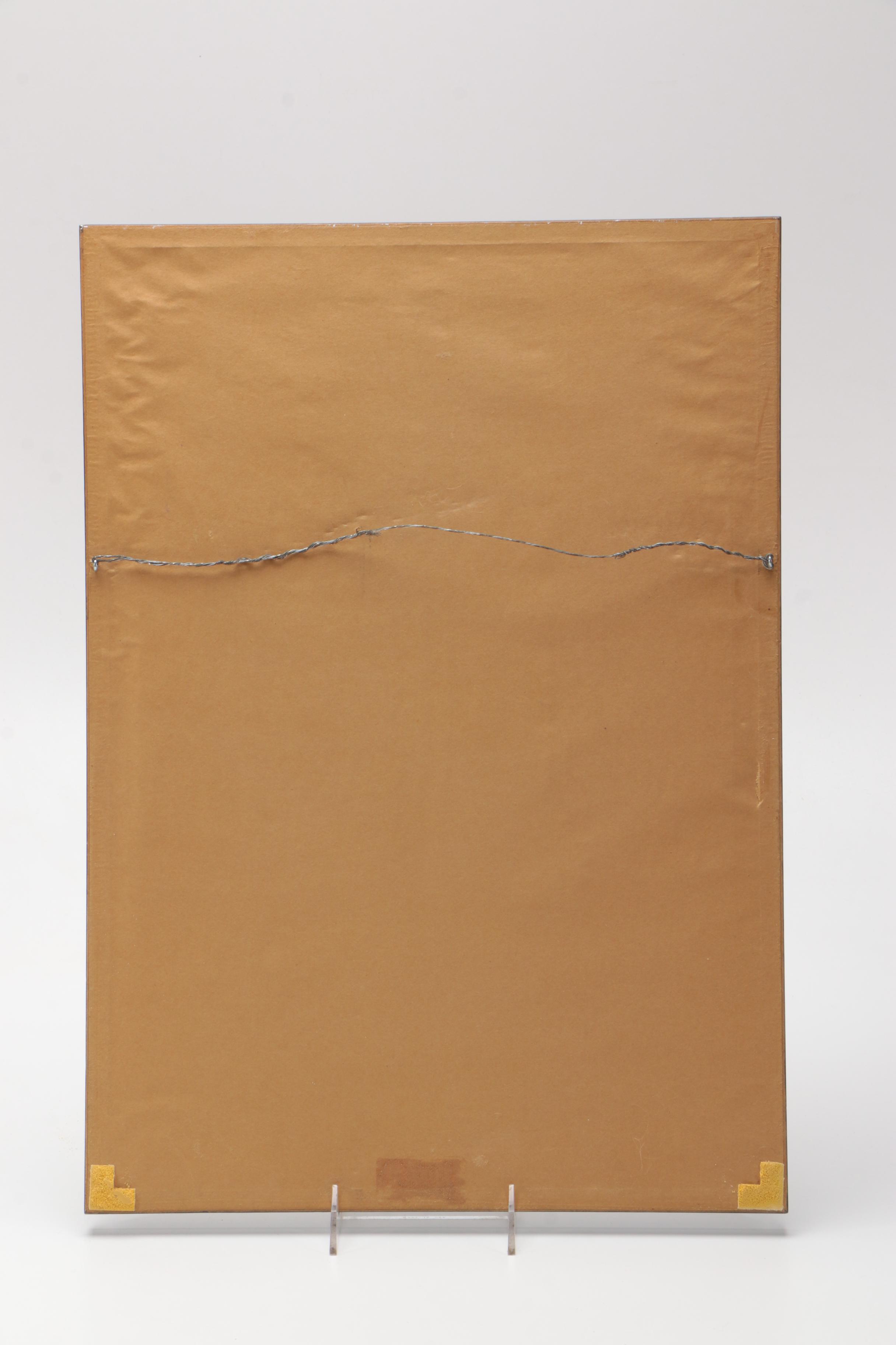 Isabel Saul Offset Lithograph on Paper "York Minster AD. 627 - Today"