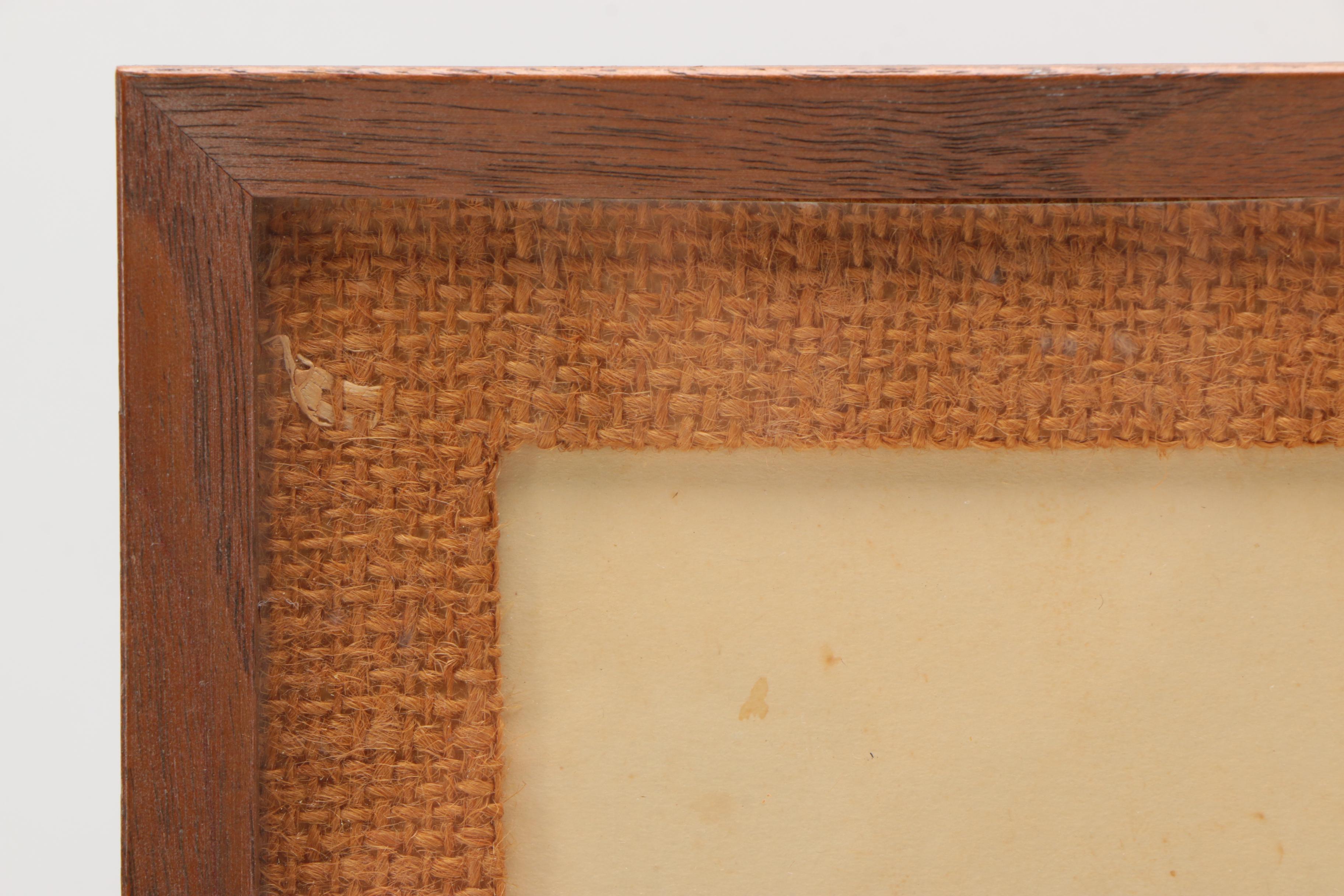 Mixed Media Drawing on Paper of Cat