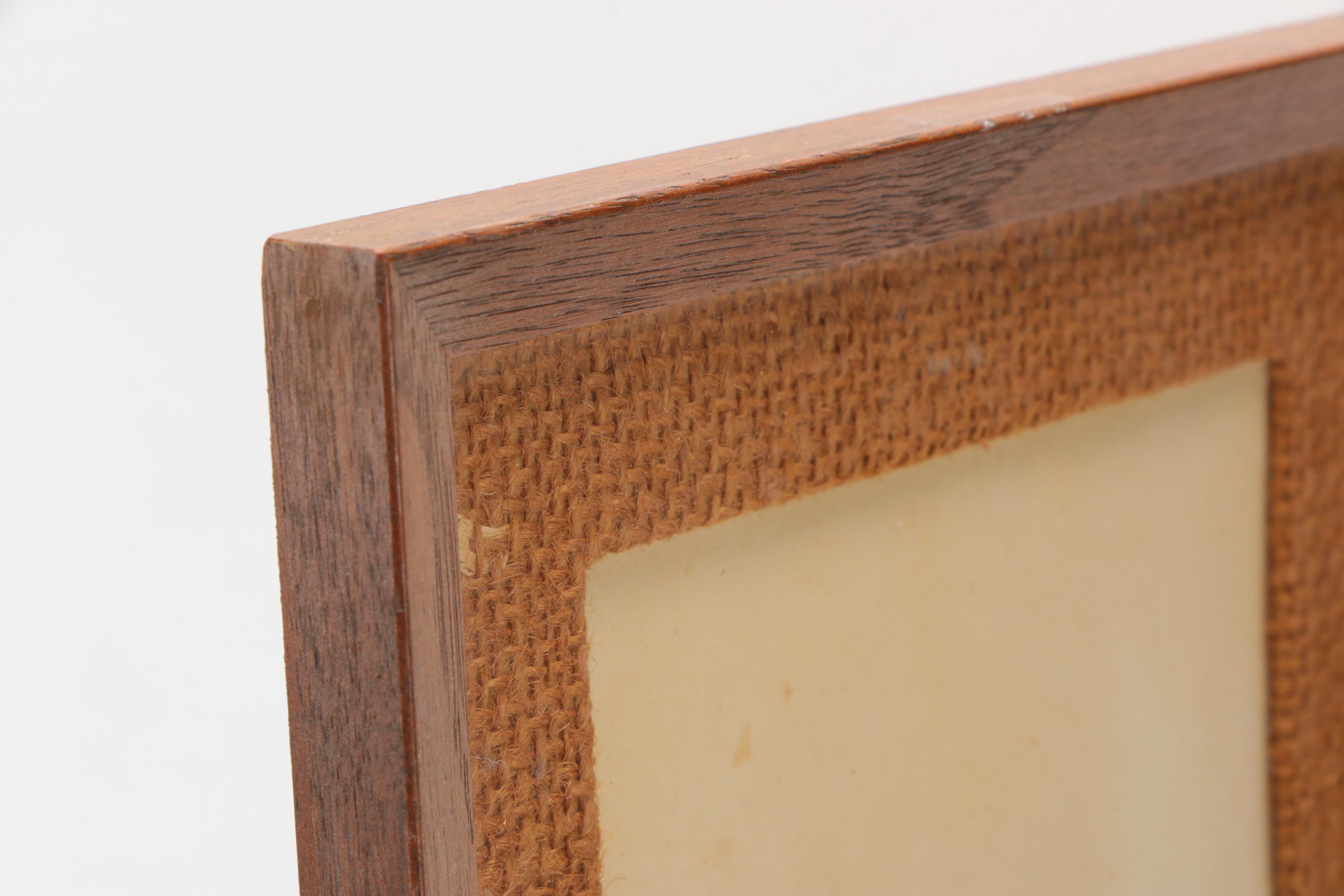 Mixed Media Drawing on Paper of Cat