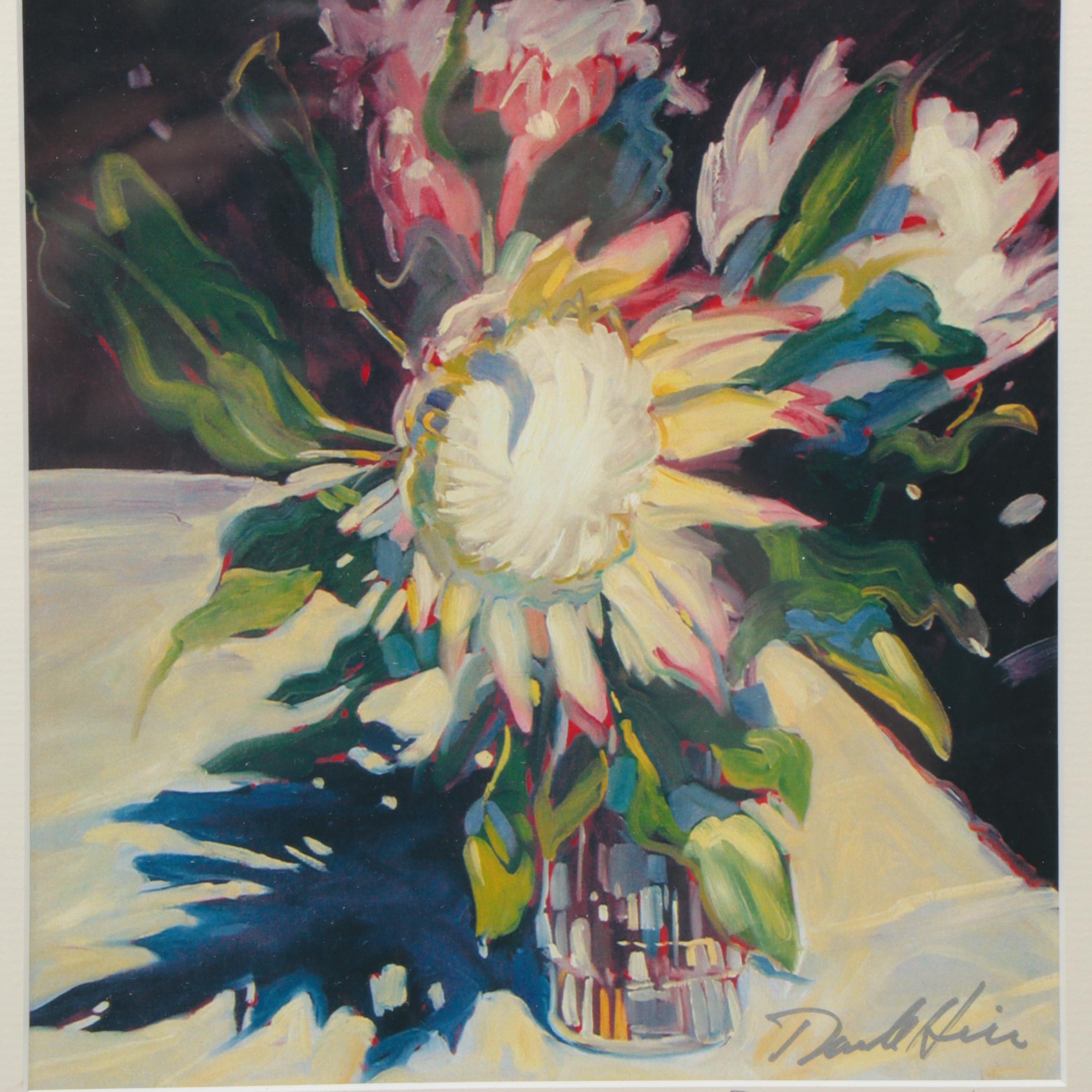 Framed Giclee on Paper of a Floral Still Life