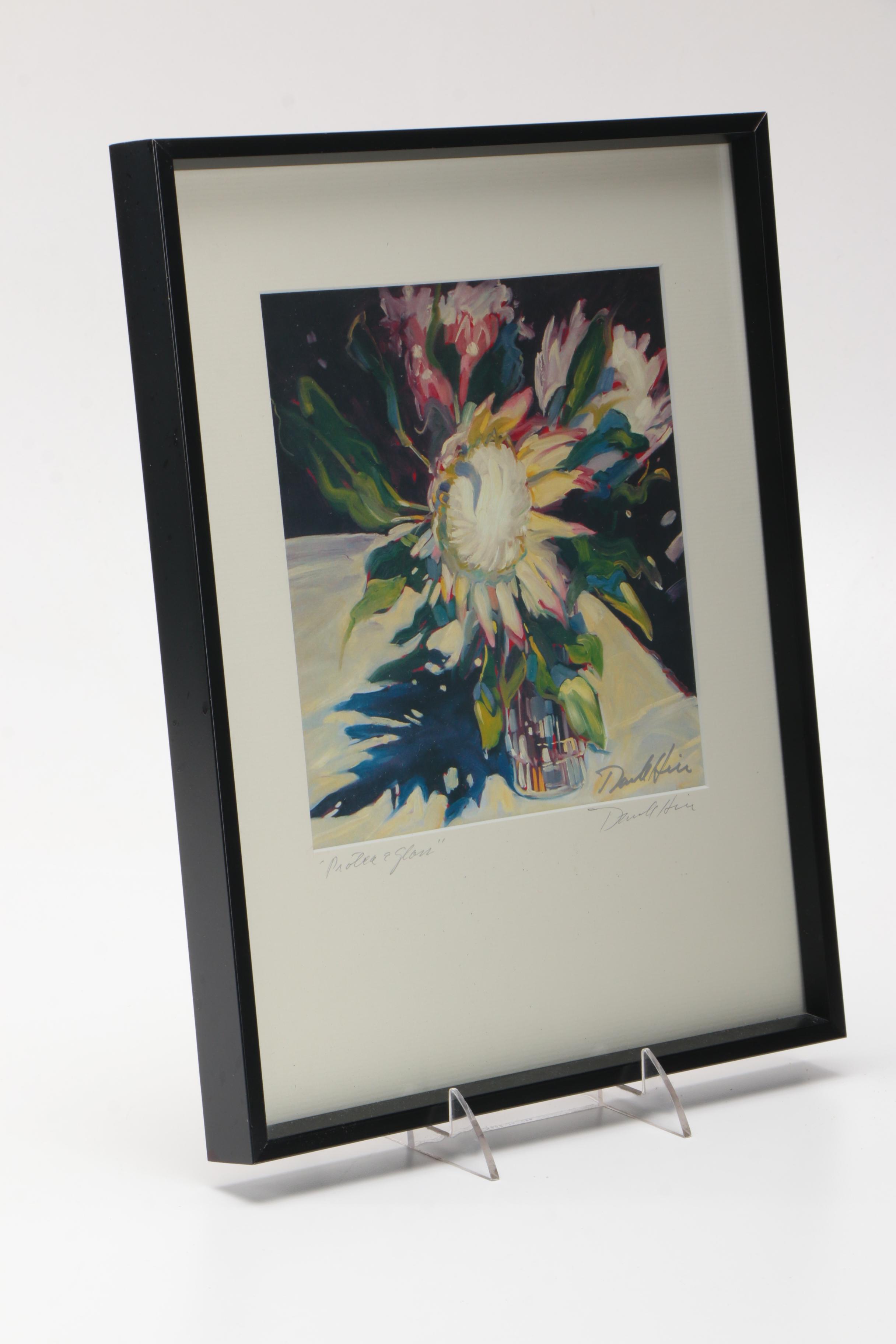 Framed Giclee on Paper of a Floral Still Life