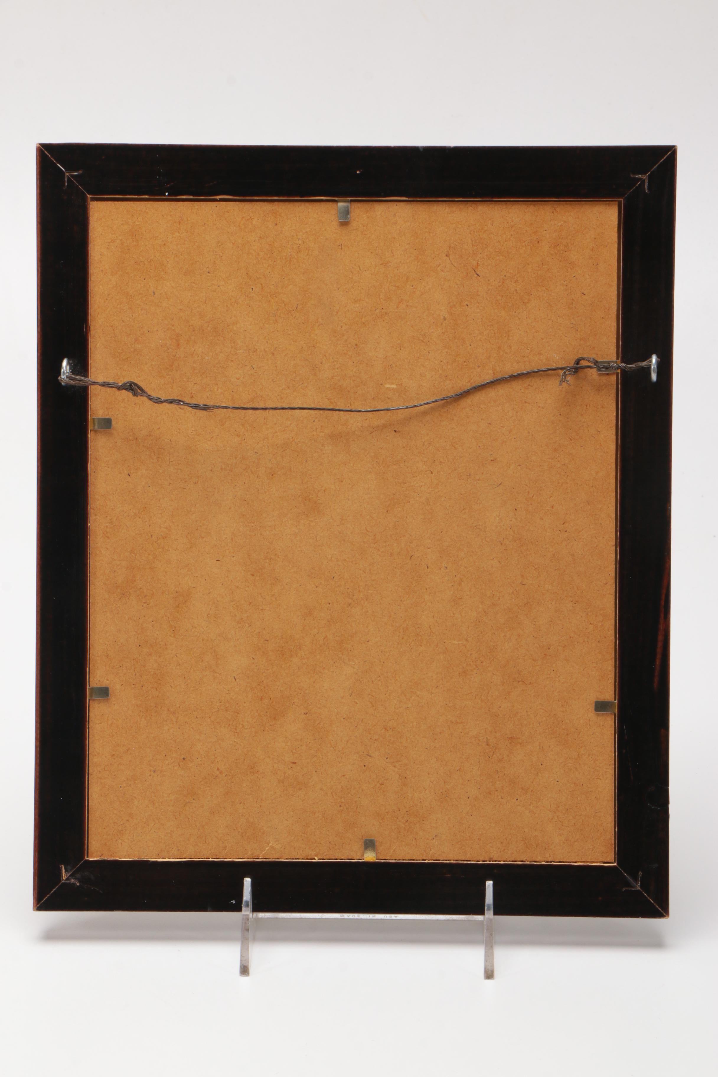 Watercolor on Paper of Royal Guards on Horseback