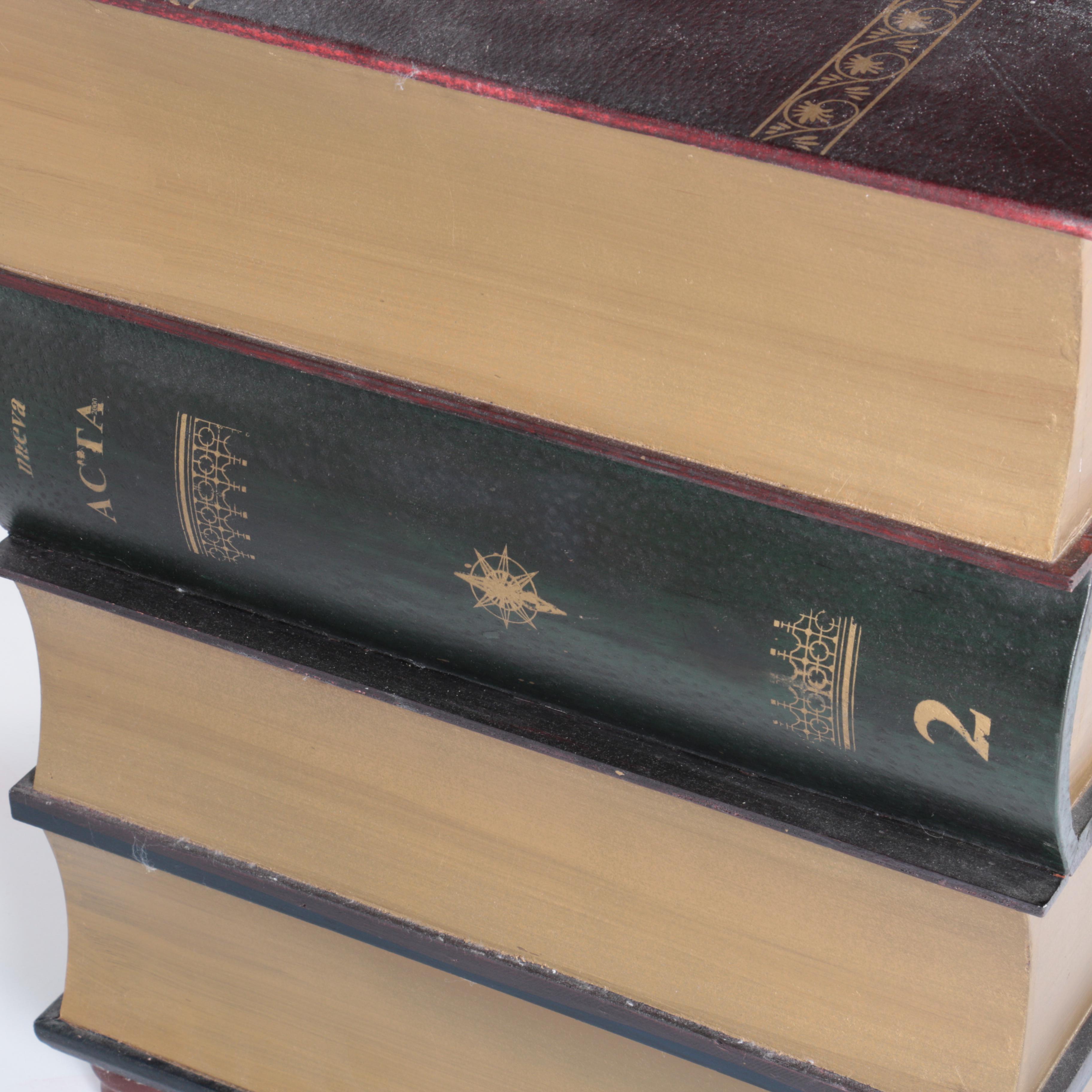 Stacked Books Four-Drawer Nightstand