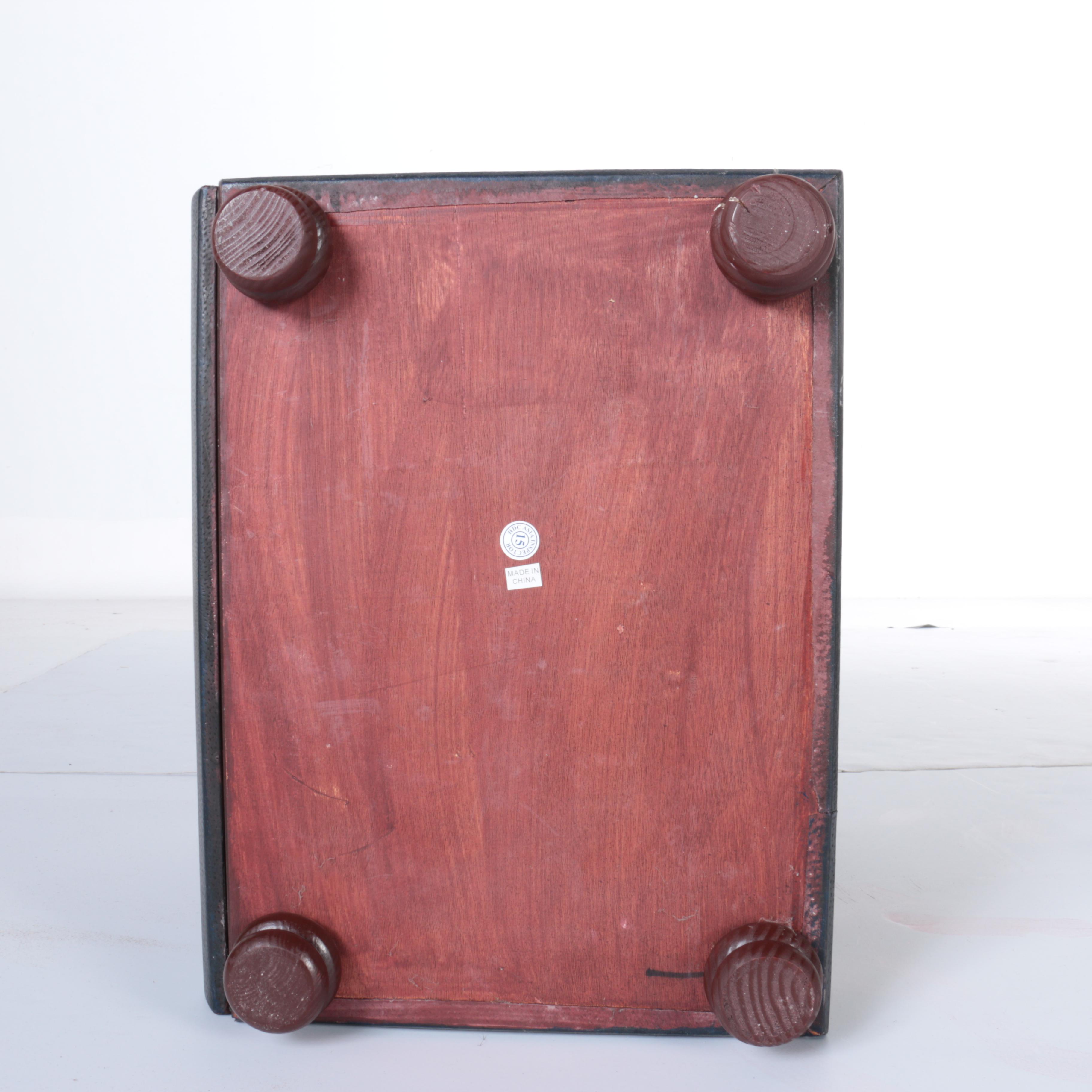 Stacked Books Four-Drawer Nightstand