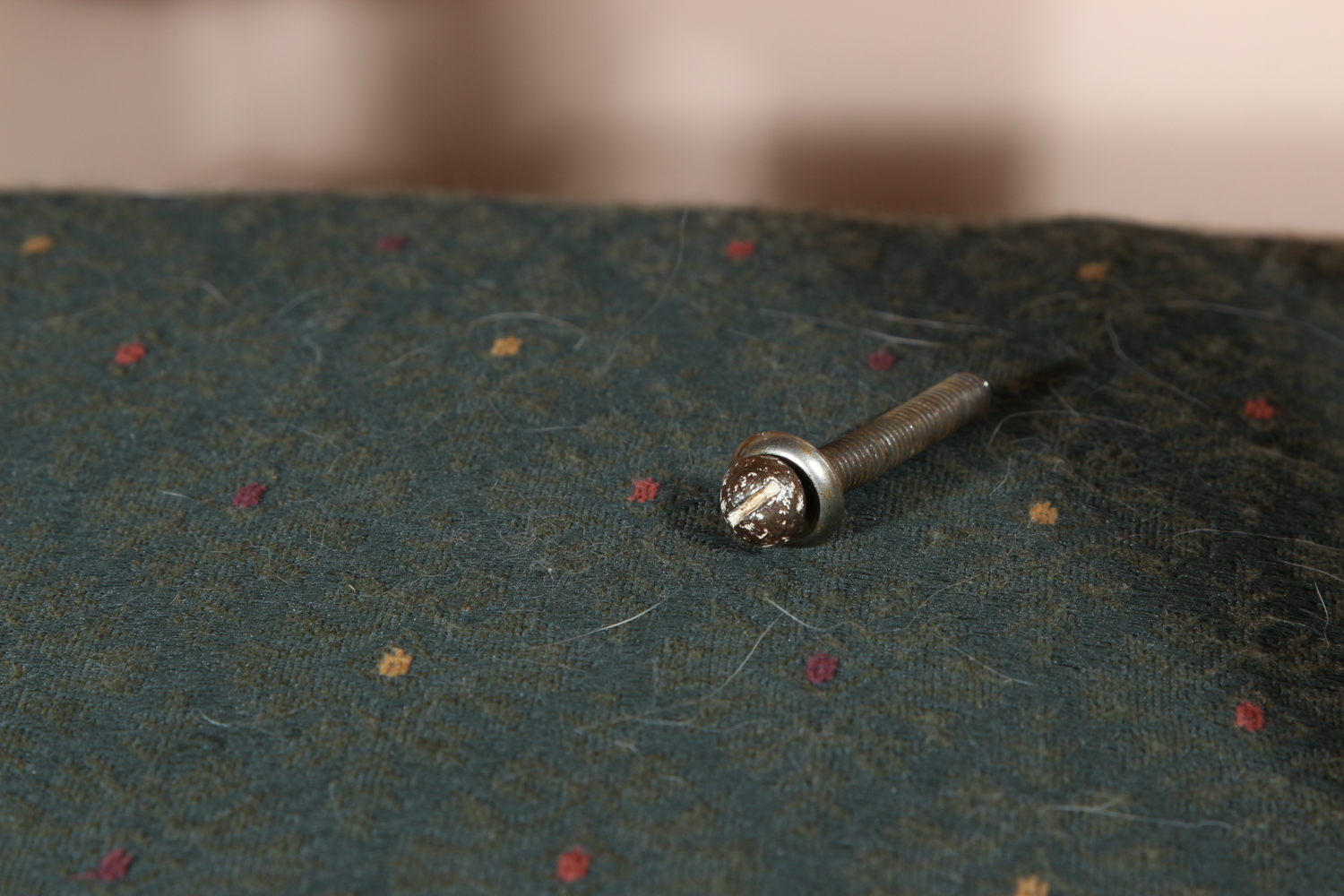 Vintage Oak Glider Rocking Chair