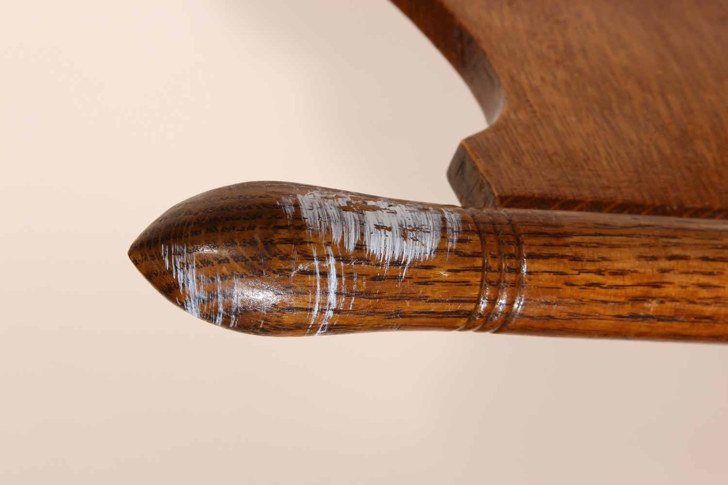 Vintage Oak Glider Rocking Chair