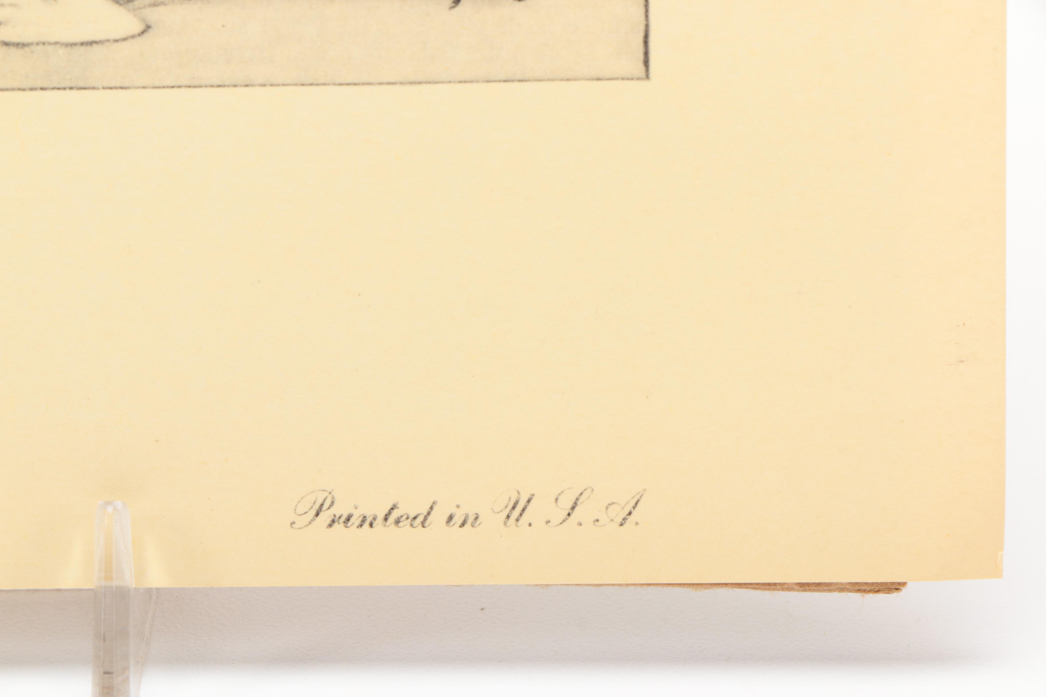 Lithograph Prints After Drawings By Honore Daumier "A Respected Citizen" and "Plead Not Guilty"