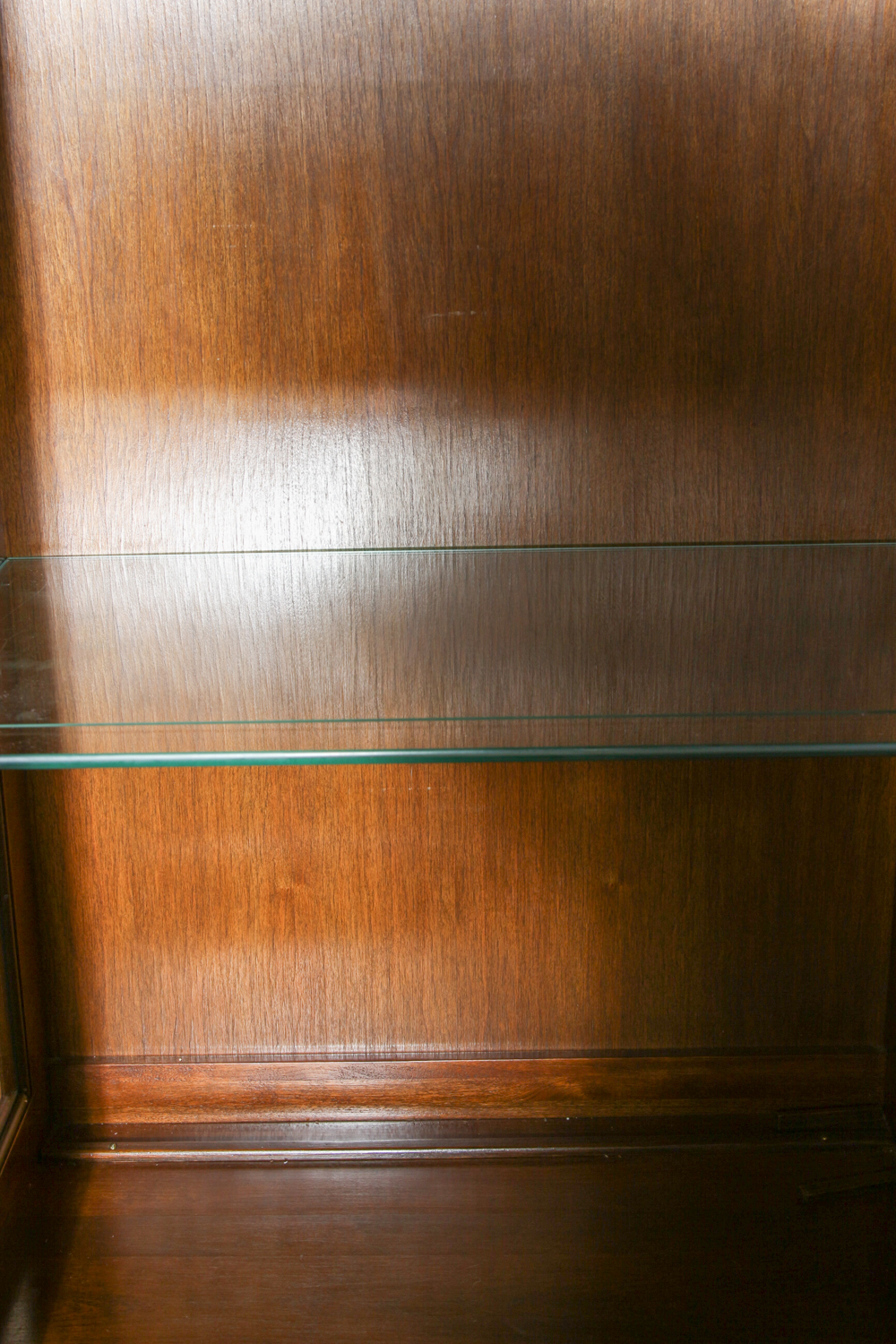 Cherry Illuminated Curio Cabinet