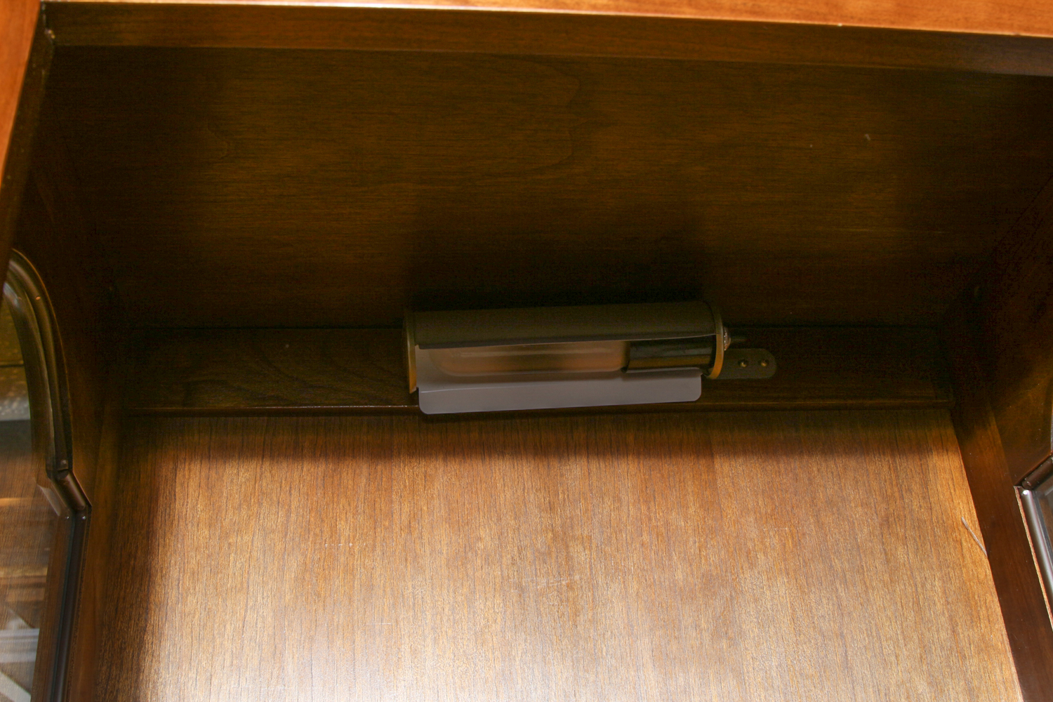 Cherry Illuminated Curio Cabinet