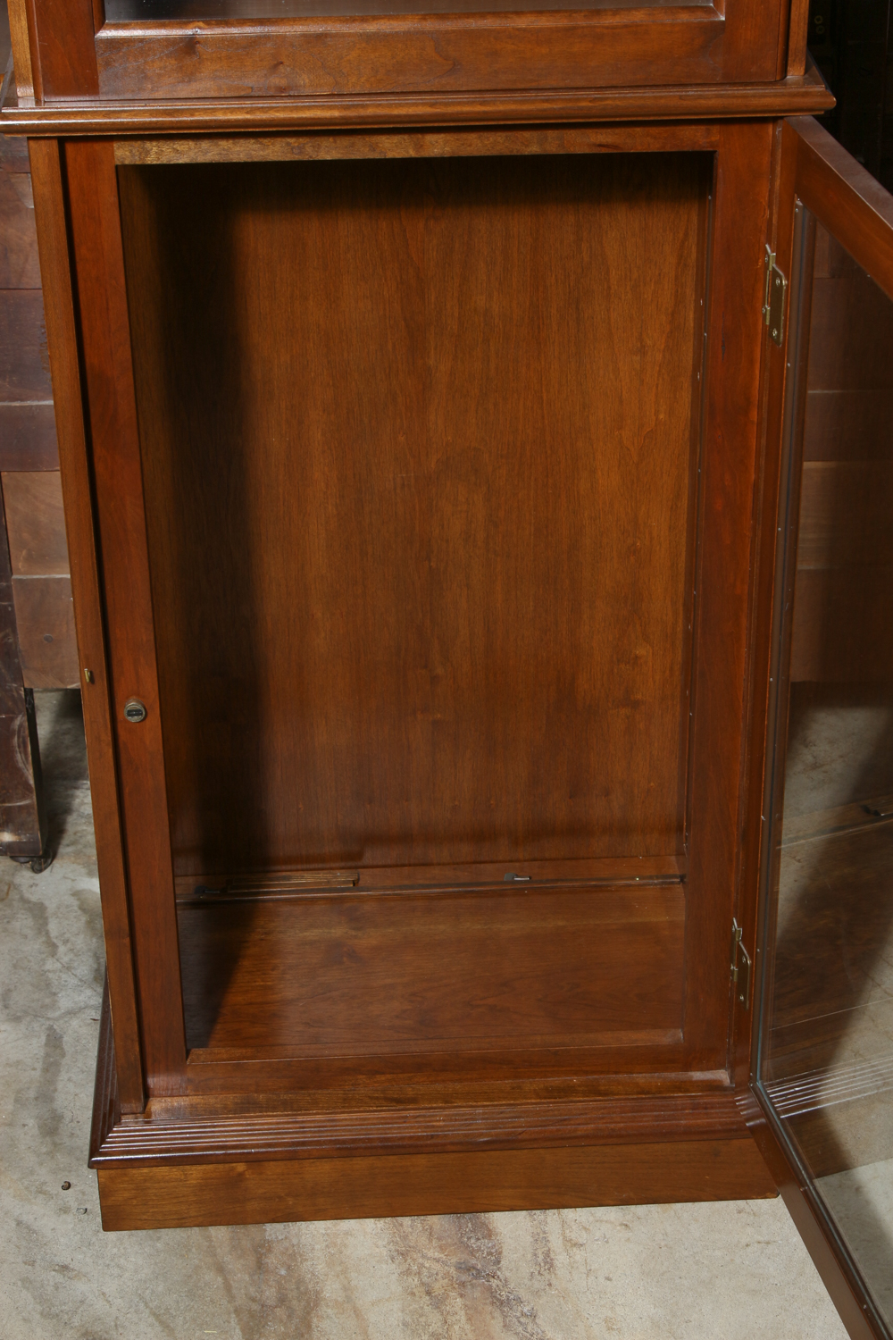 Cherry Illuminated Curio Cabinet