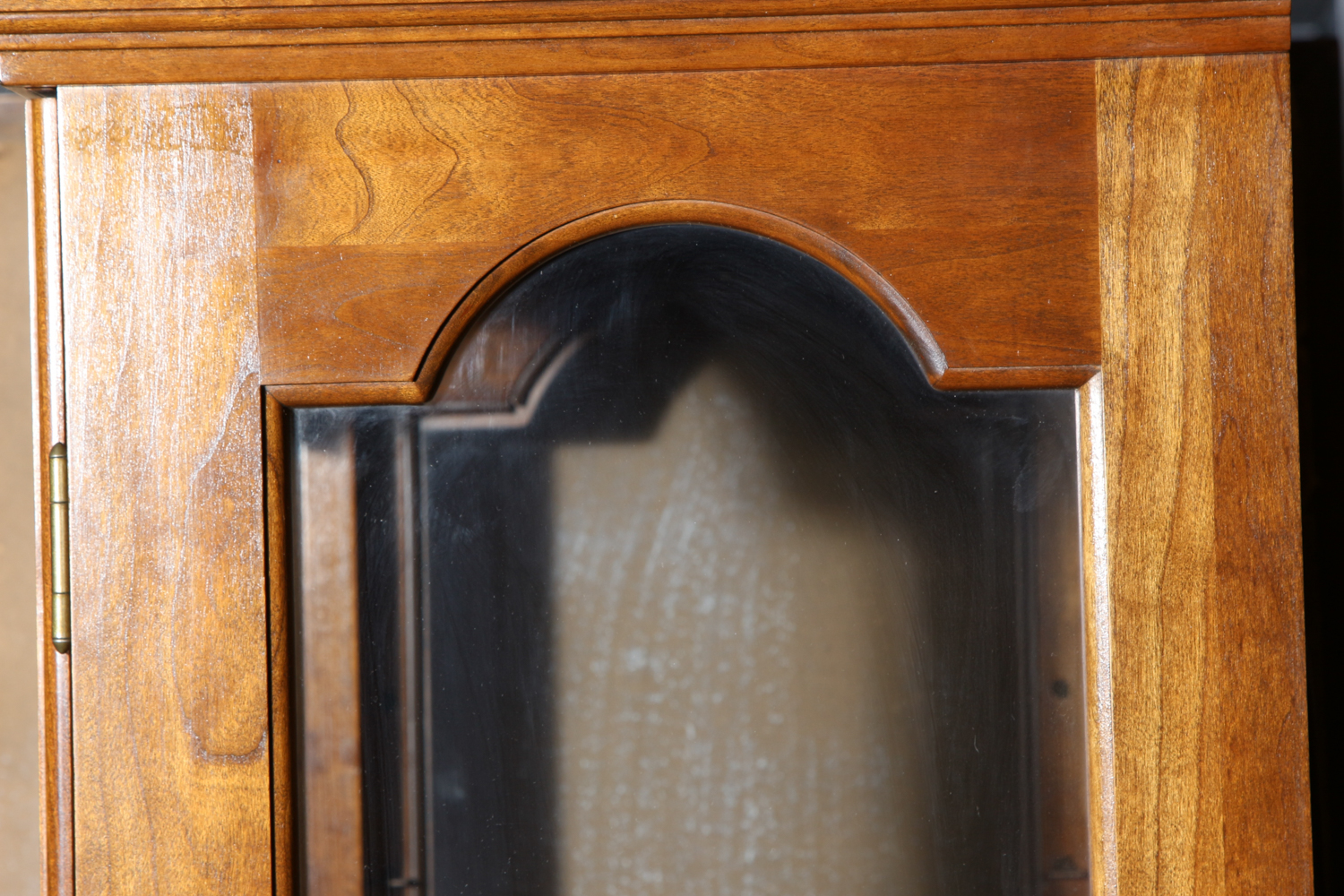 Cherry Illuminated Curio Cabinet